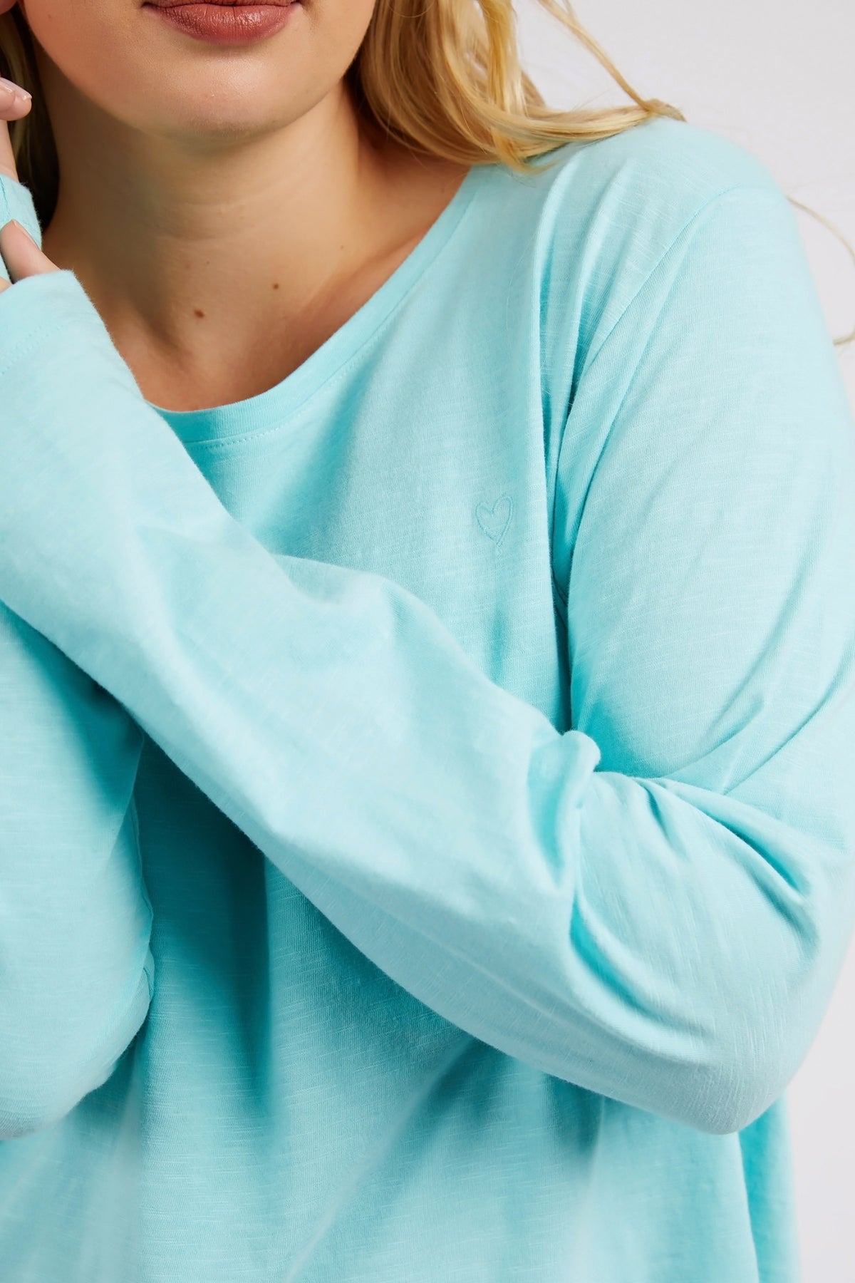 Everyday Long Sleeve Tee Tonic Blue