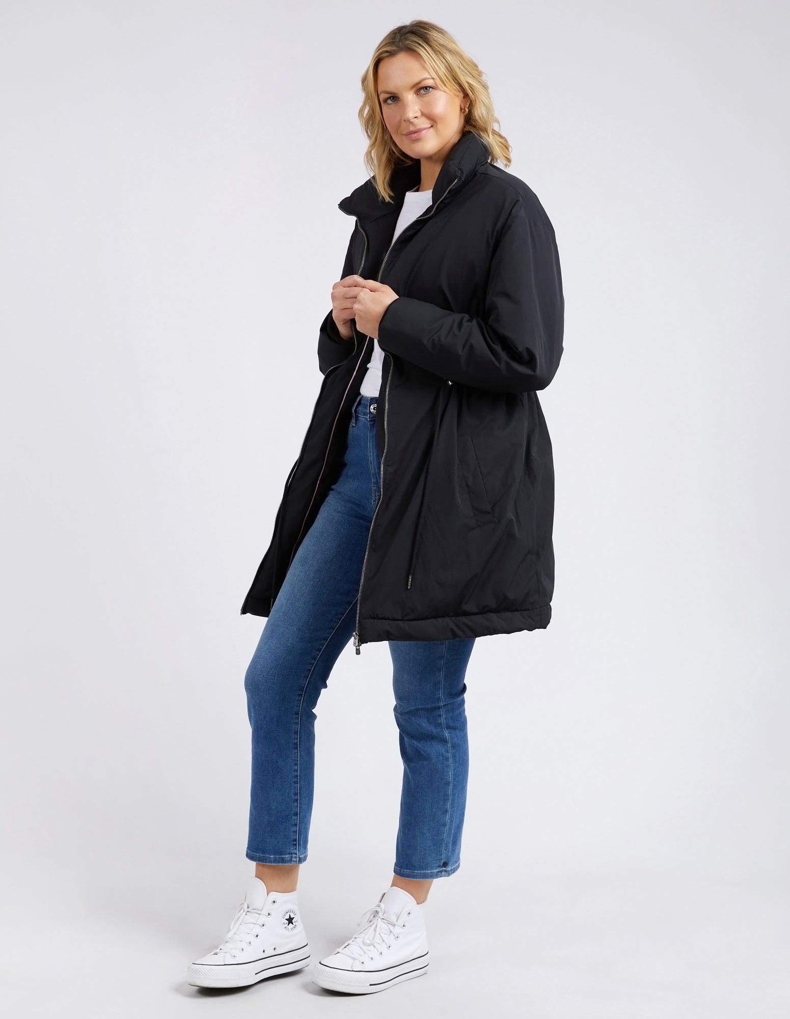 Phoebe Puffer Jacket Black