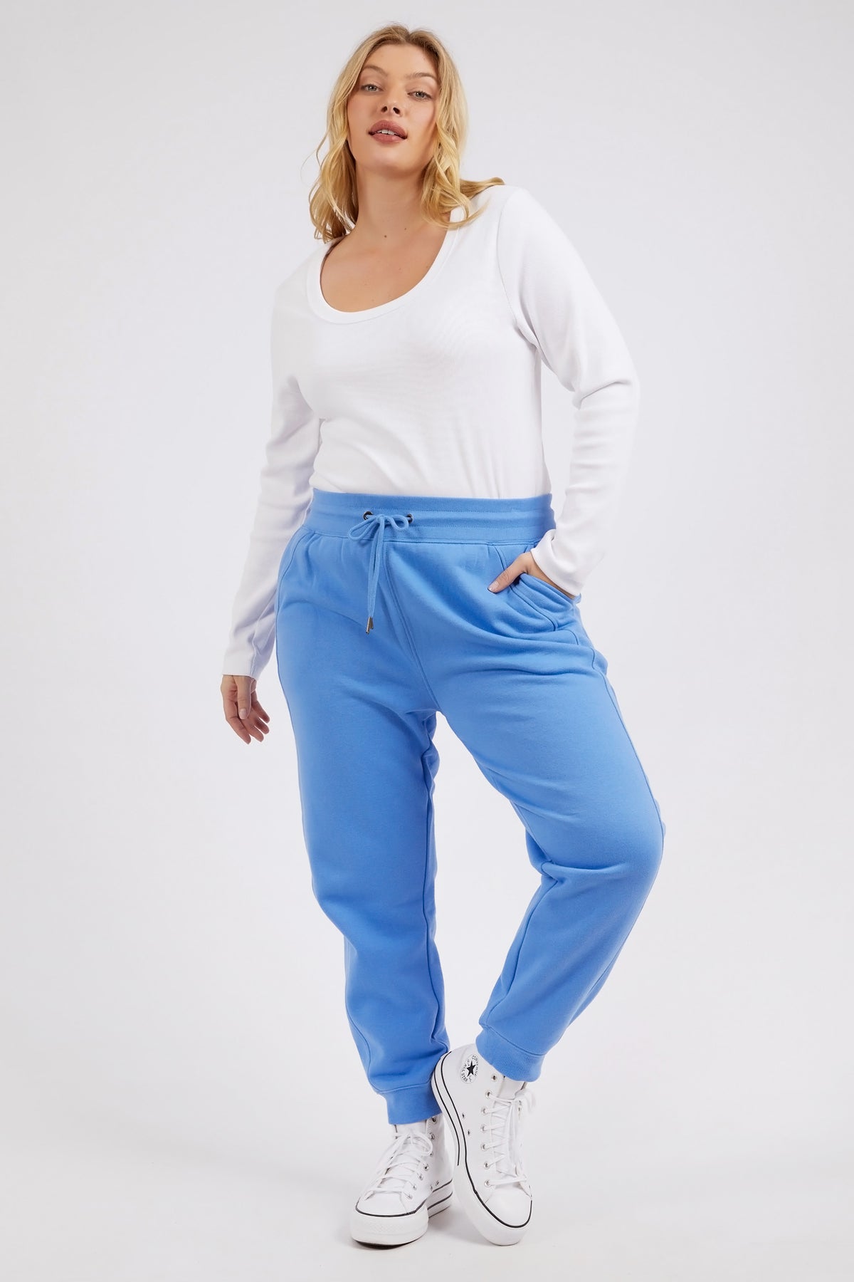 Kriby Track Pant Cerulean Blue