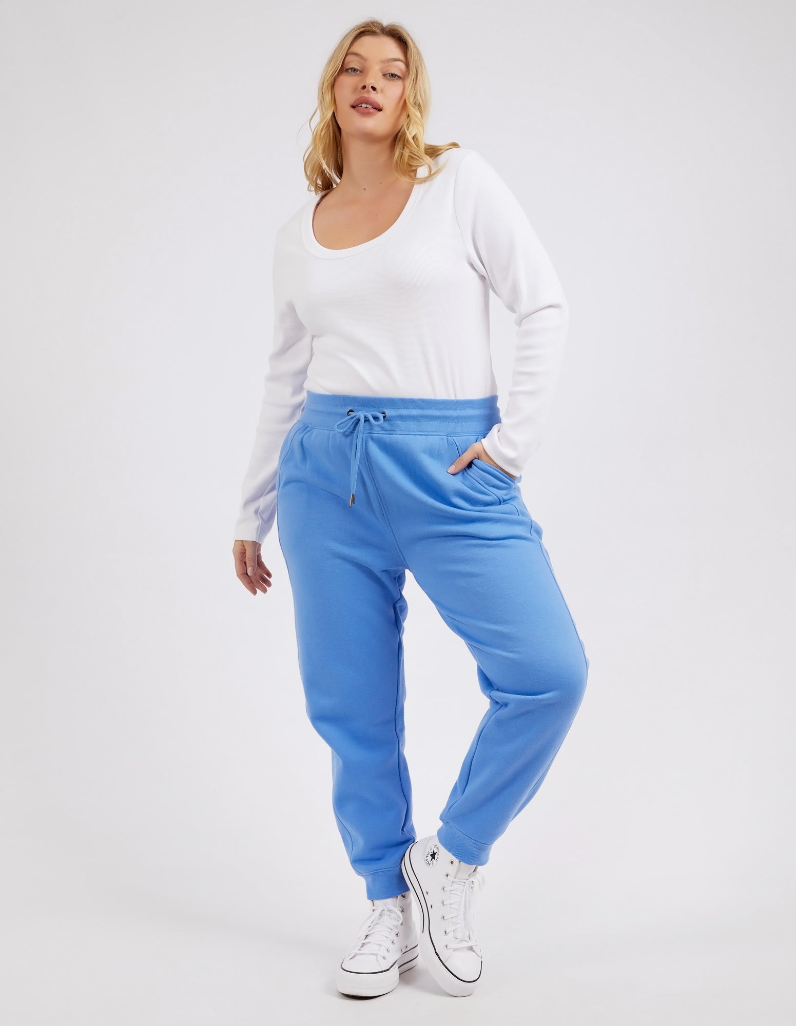 Kriby Track Pant Cerulean Blue