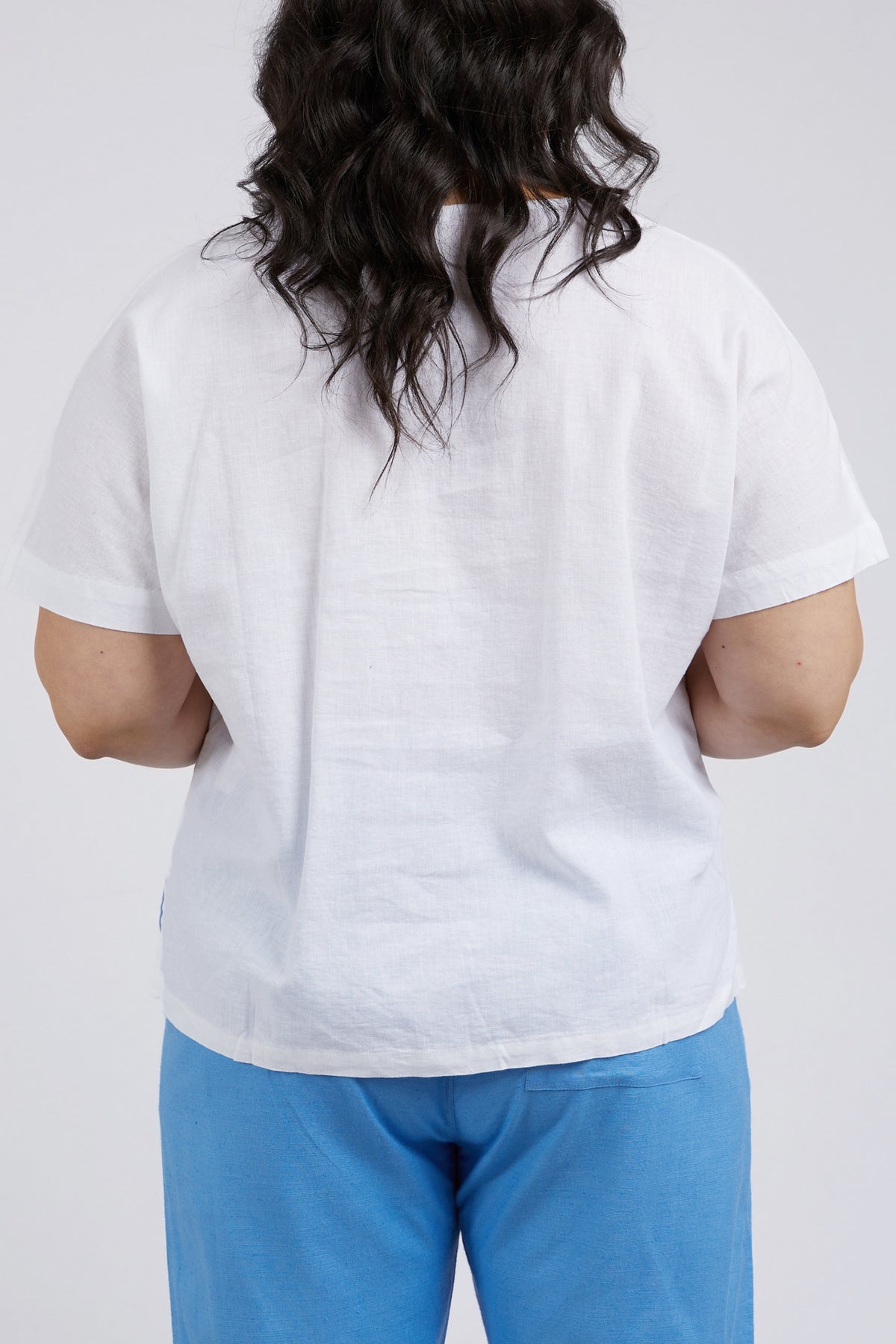 Curtis Woven Tee