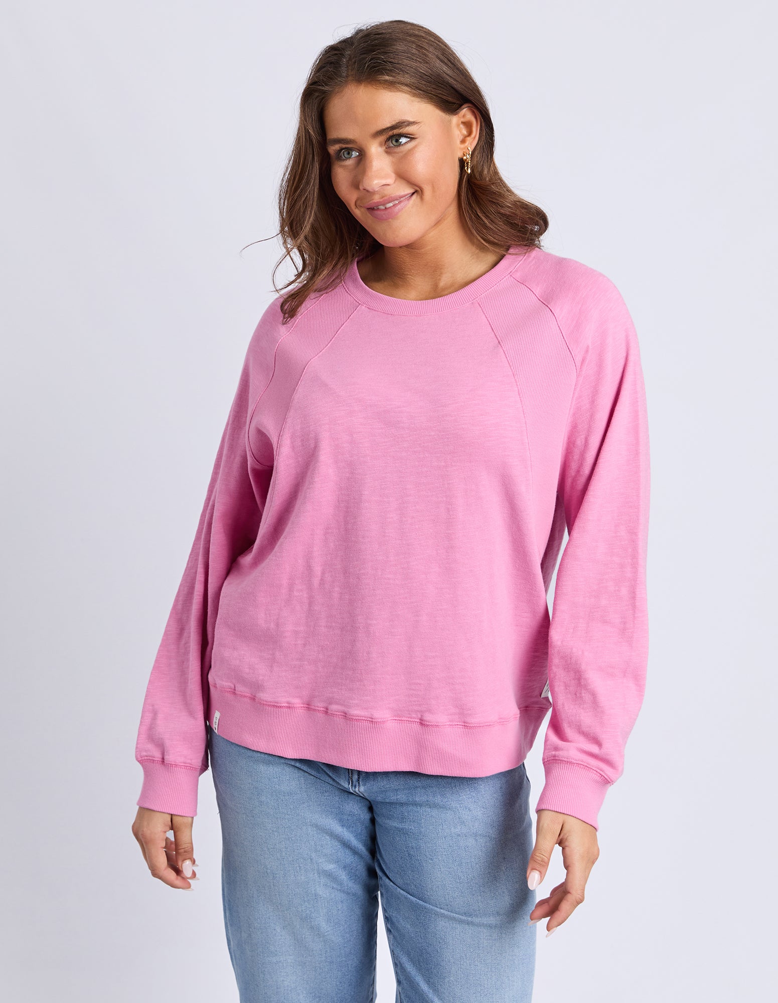 Kinsley Long Sleeve Sweat Quartz Pink
