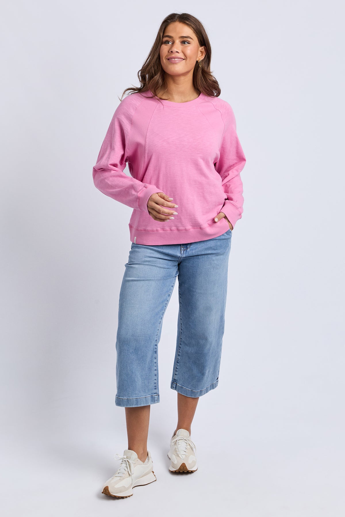 Kinsley Long Sleeve Sweat Quartz Pink