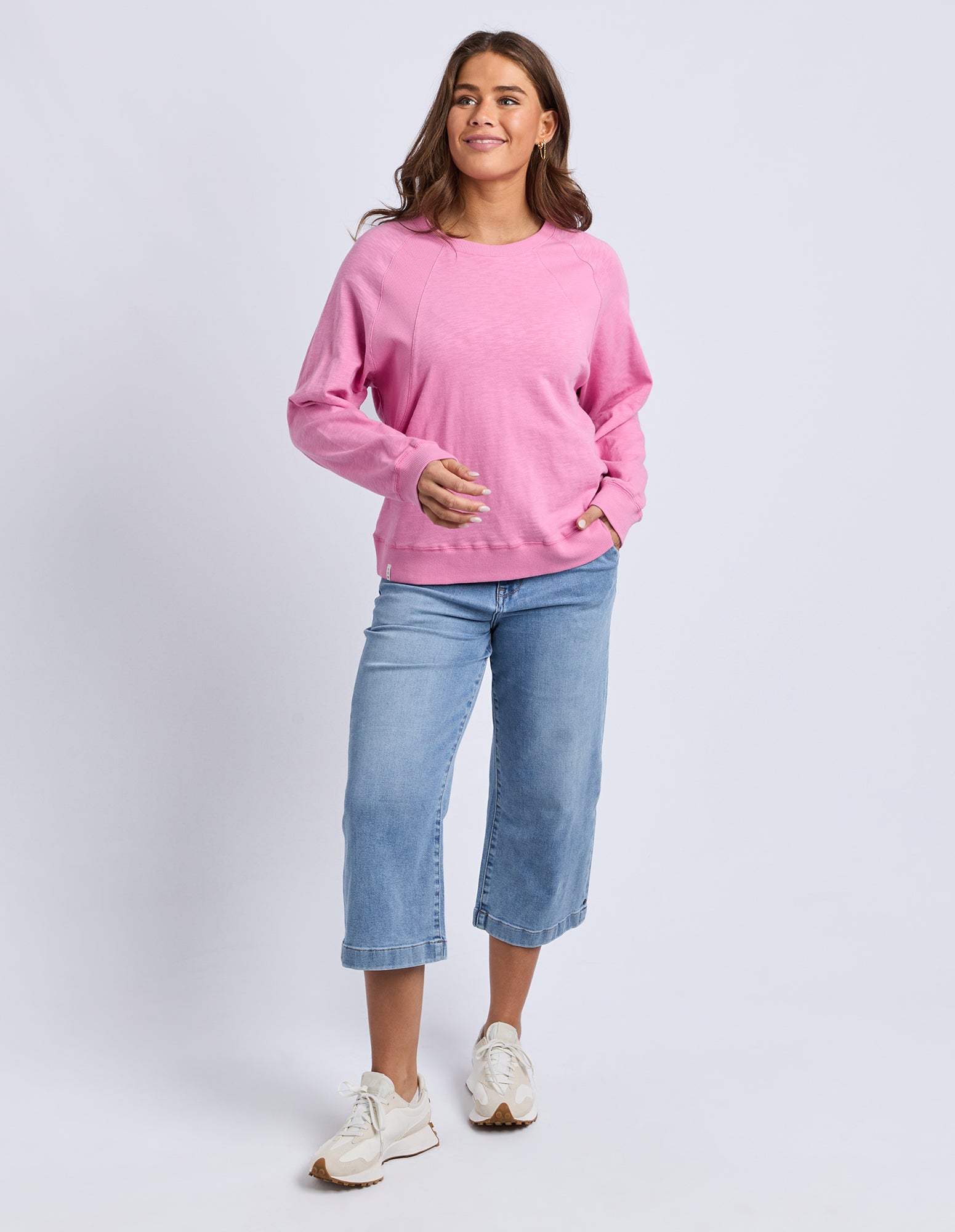 Kinsley Long Sleeve Sweat Quartz Pink