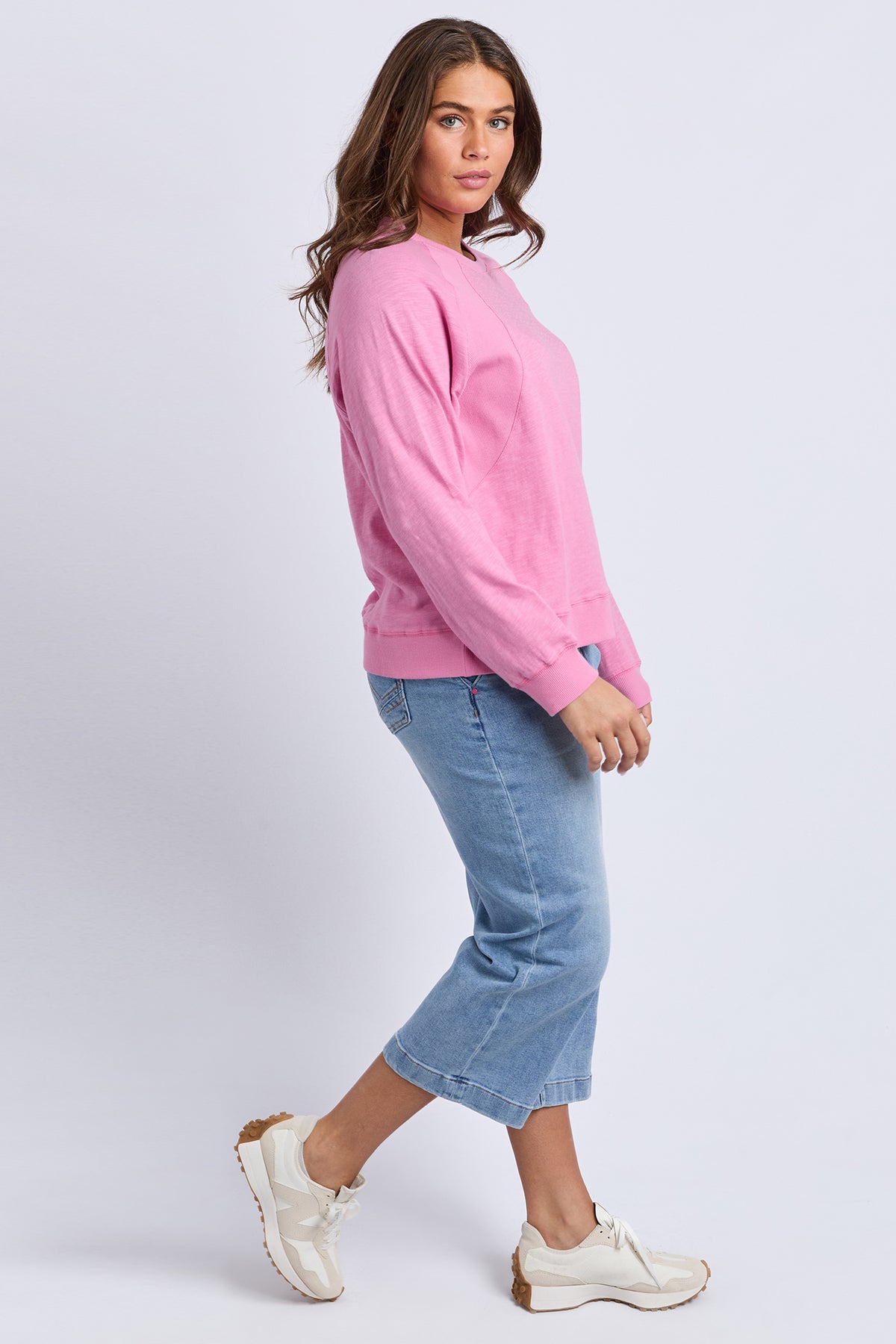 Kinsley Long Sleeve Sweat Quartz Pink