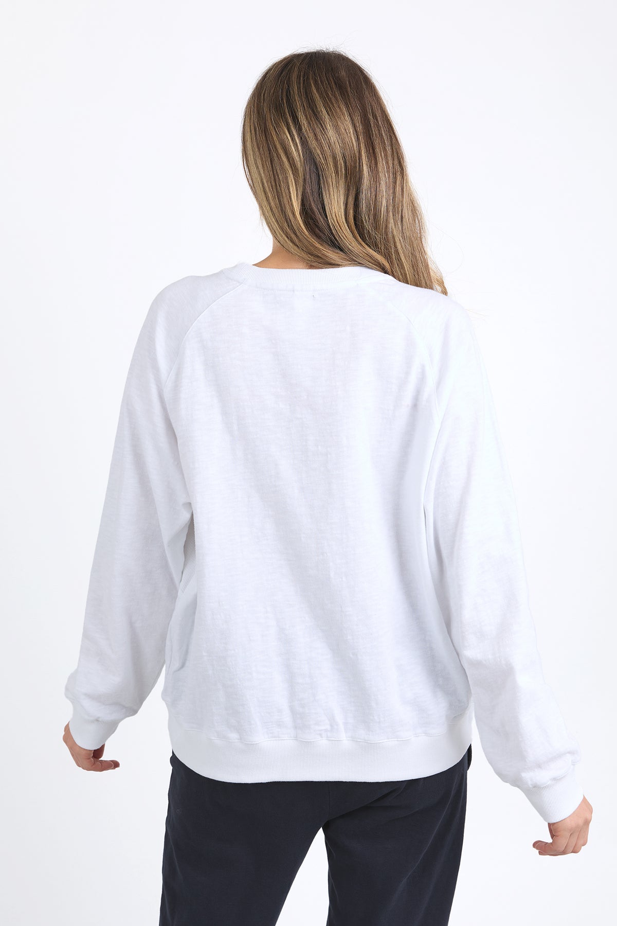 Kinsley Long Sleeve Sweat White