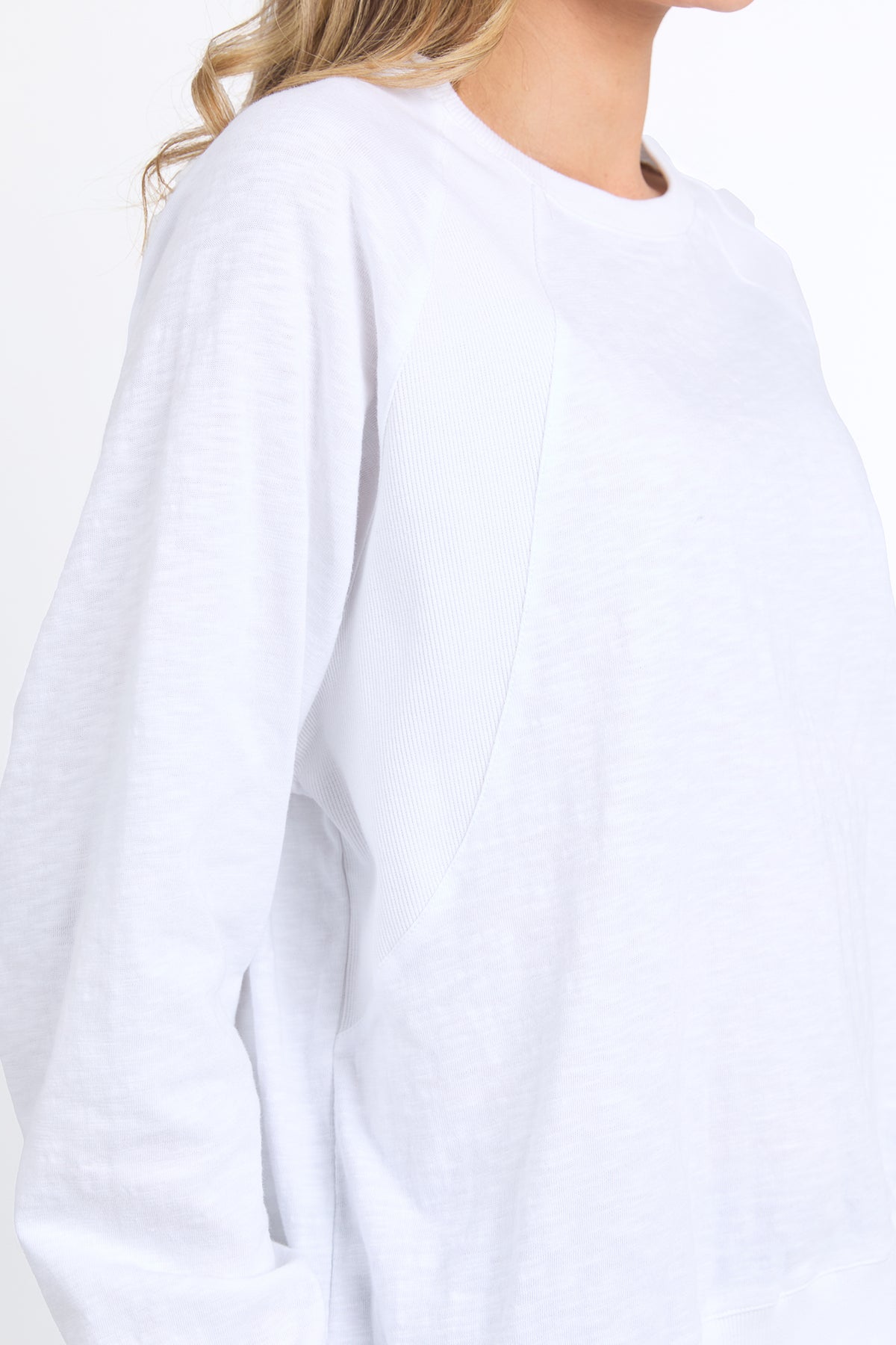 Kinsley Long Sleeve Sweat White