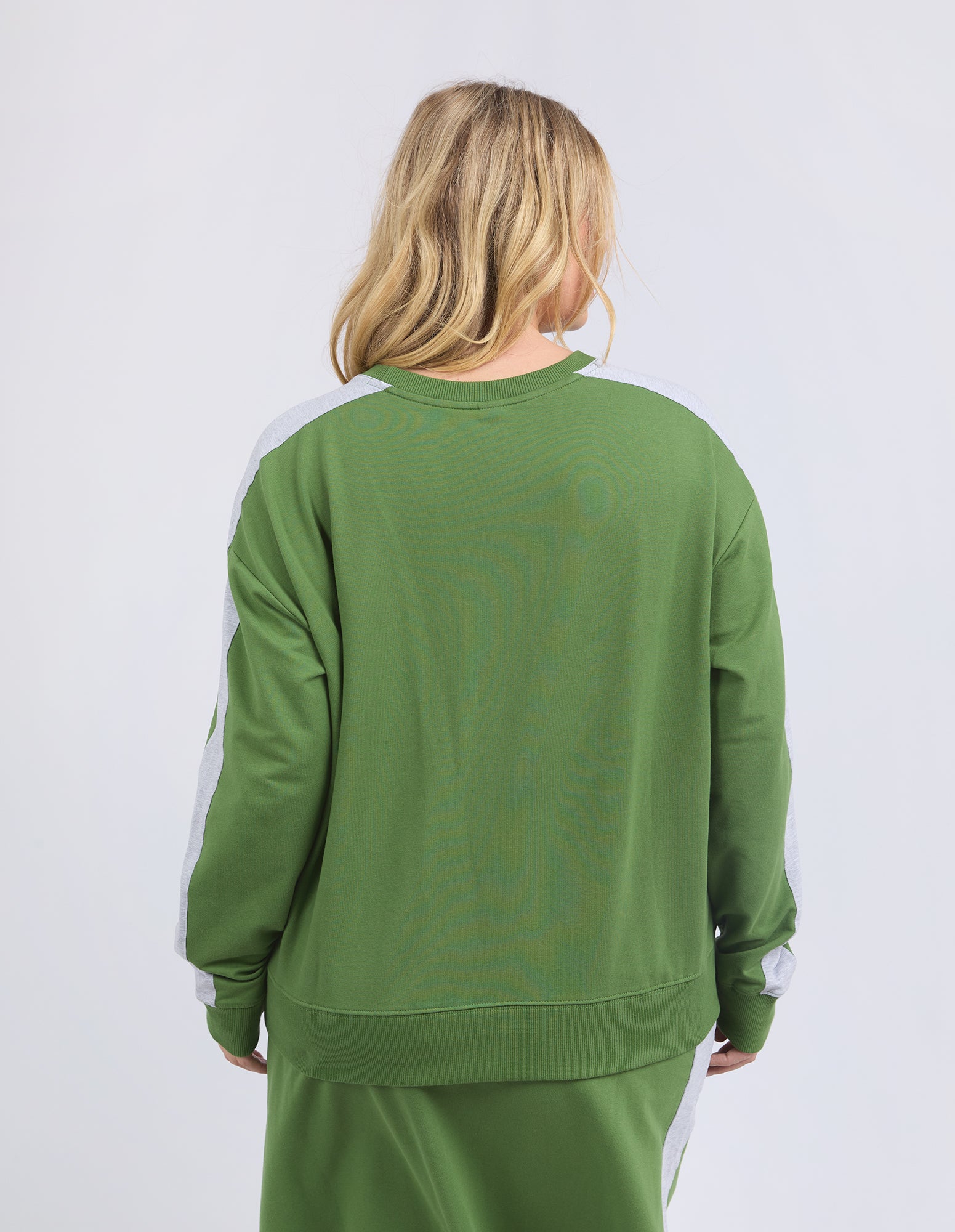 Sloane Fleece Crew Cedar