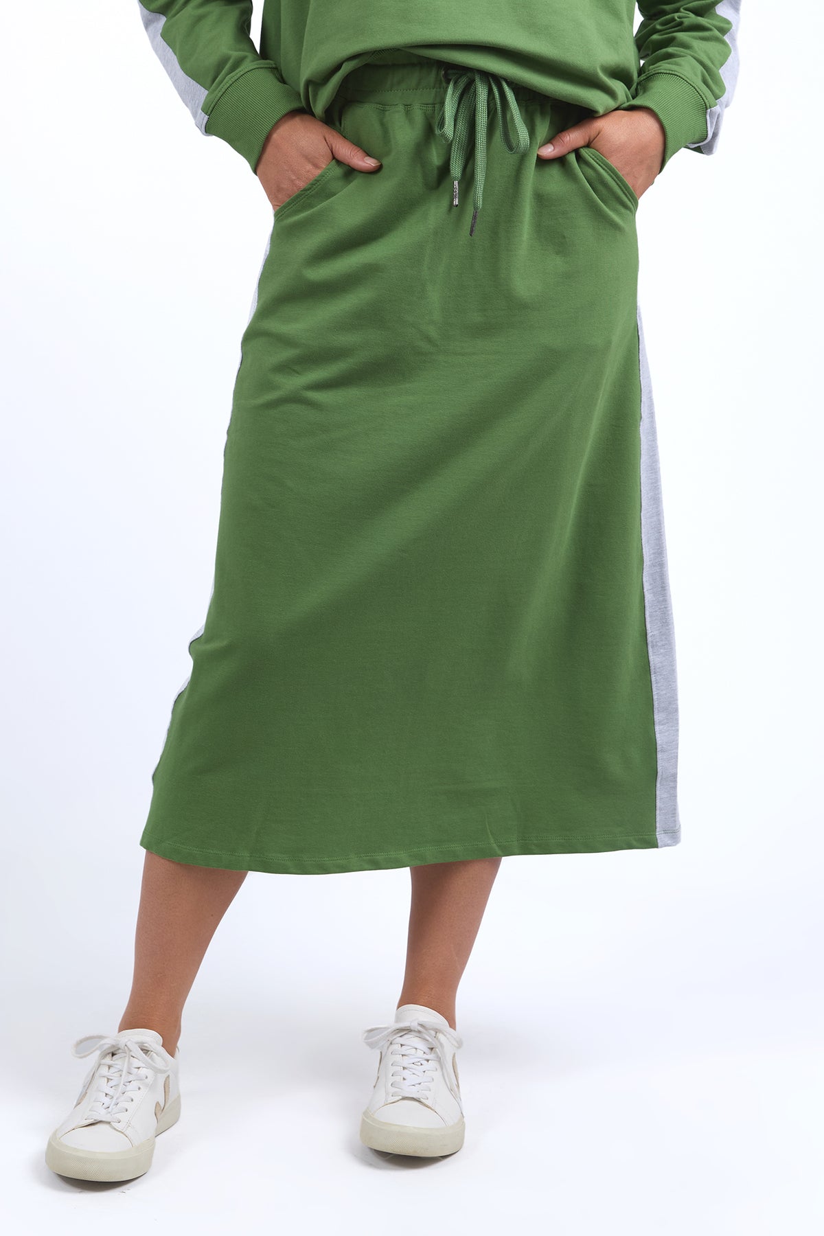 Sloane Fleece Skirt Cedar
