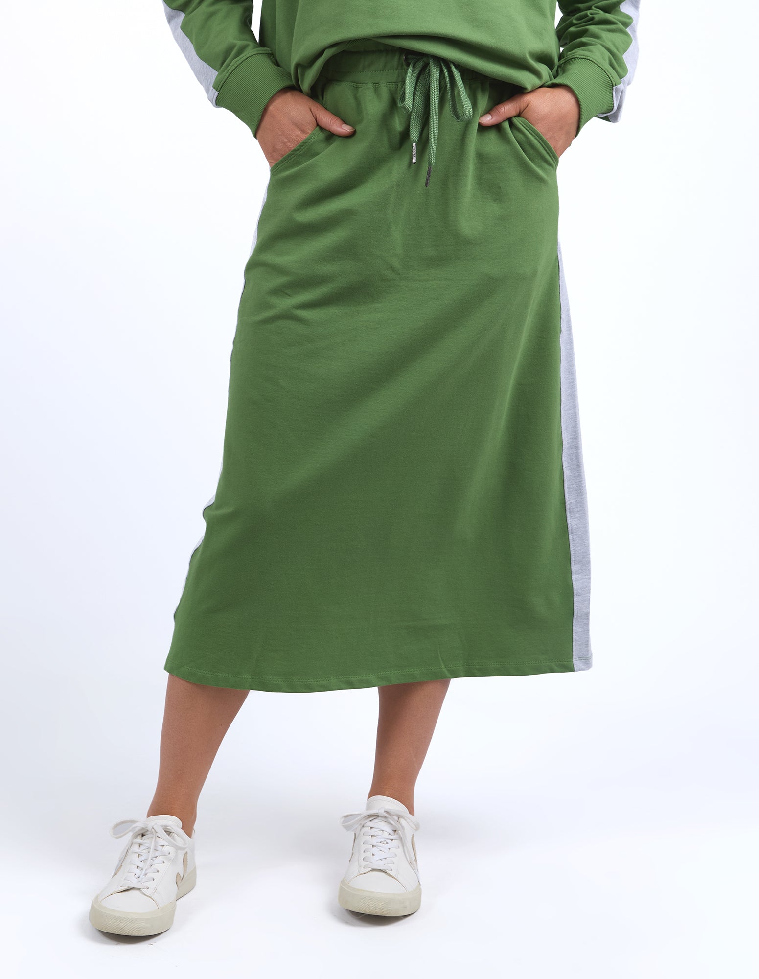 Sloane Fleece Skirt Cedar