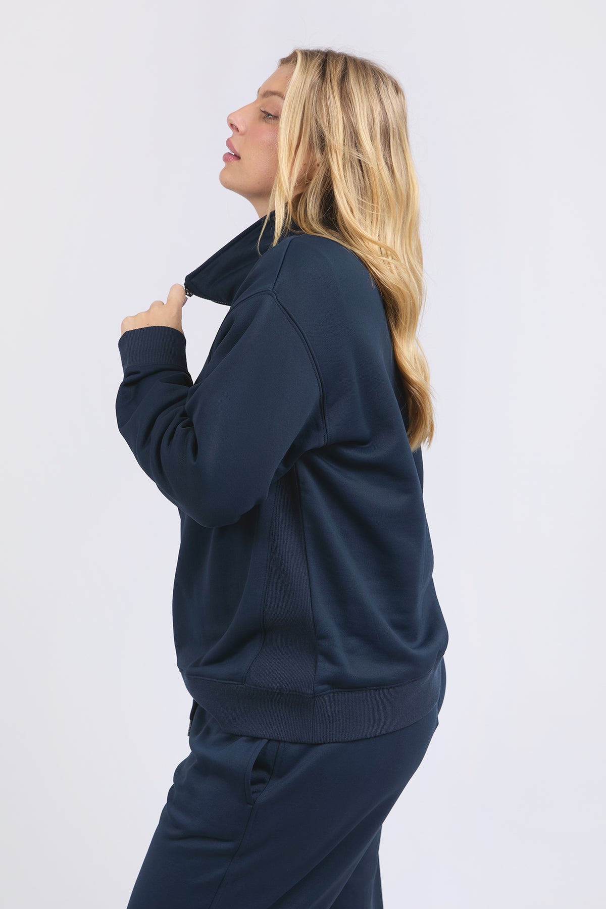 Tatum Half Zip Fleece Dark Sapphire