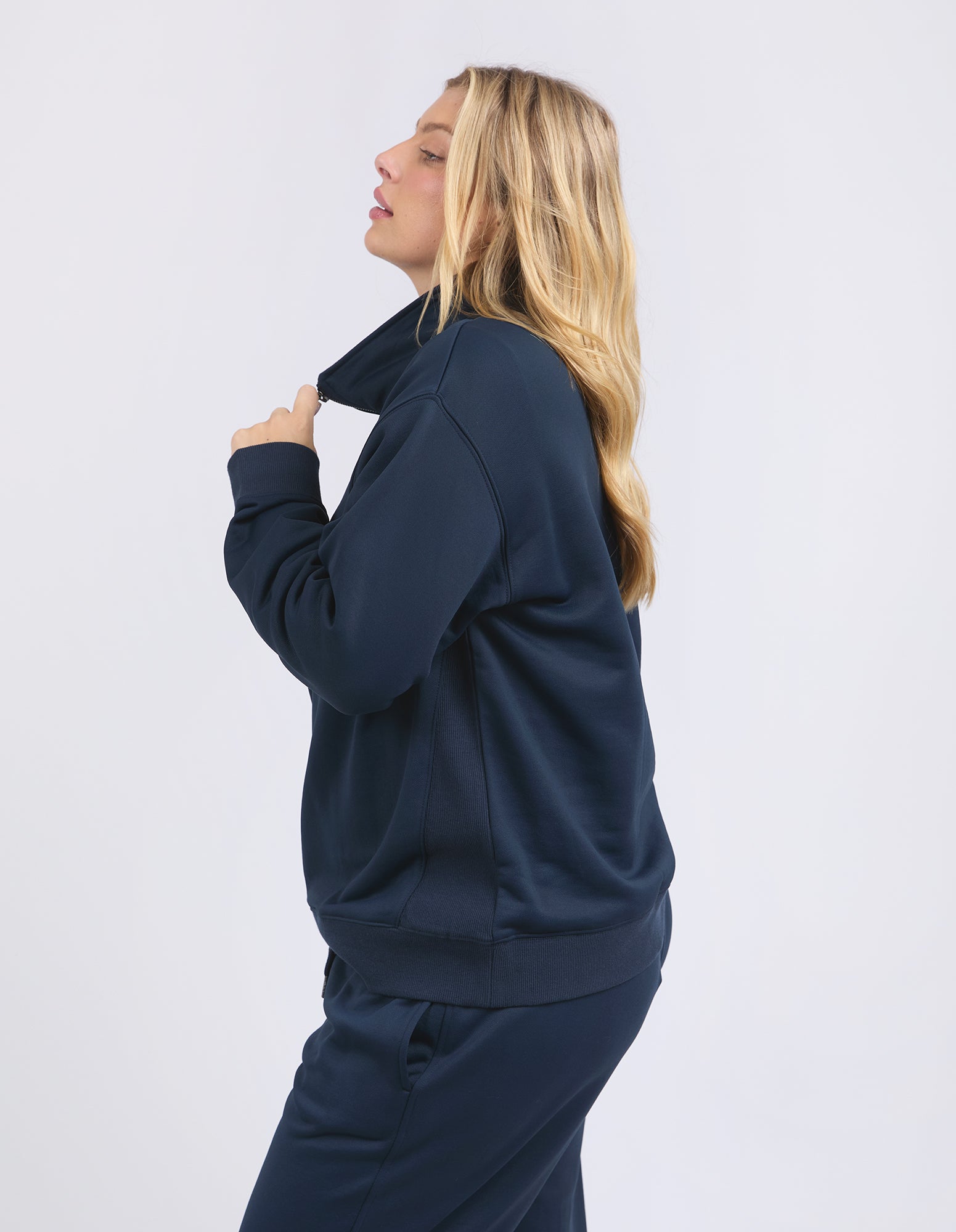 Tatum Half Zip Fleece Dark Sapphire