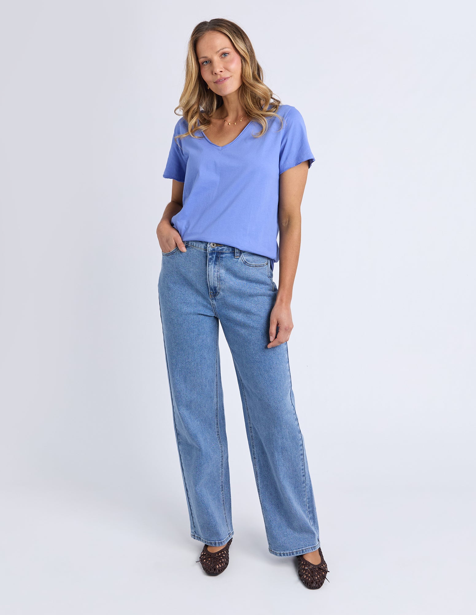 Pima Vee Tee Cornflower