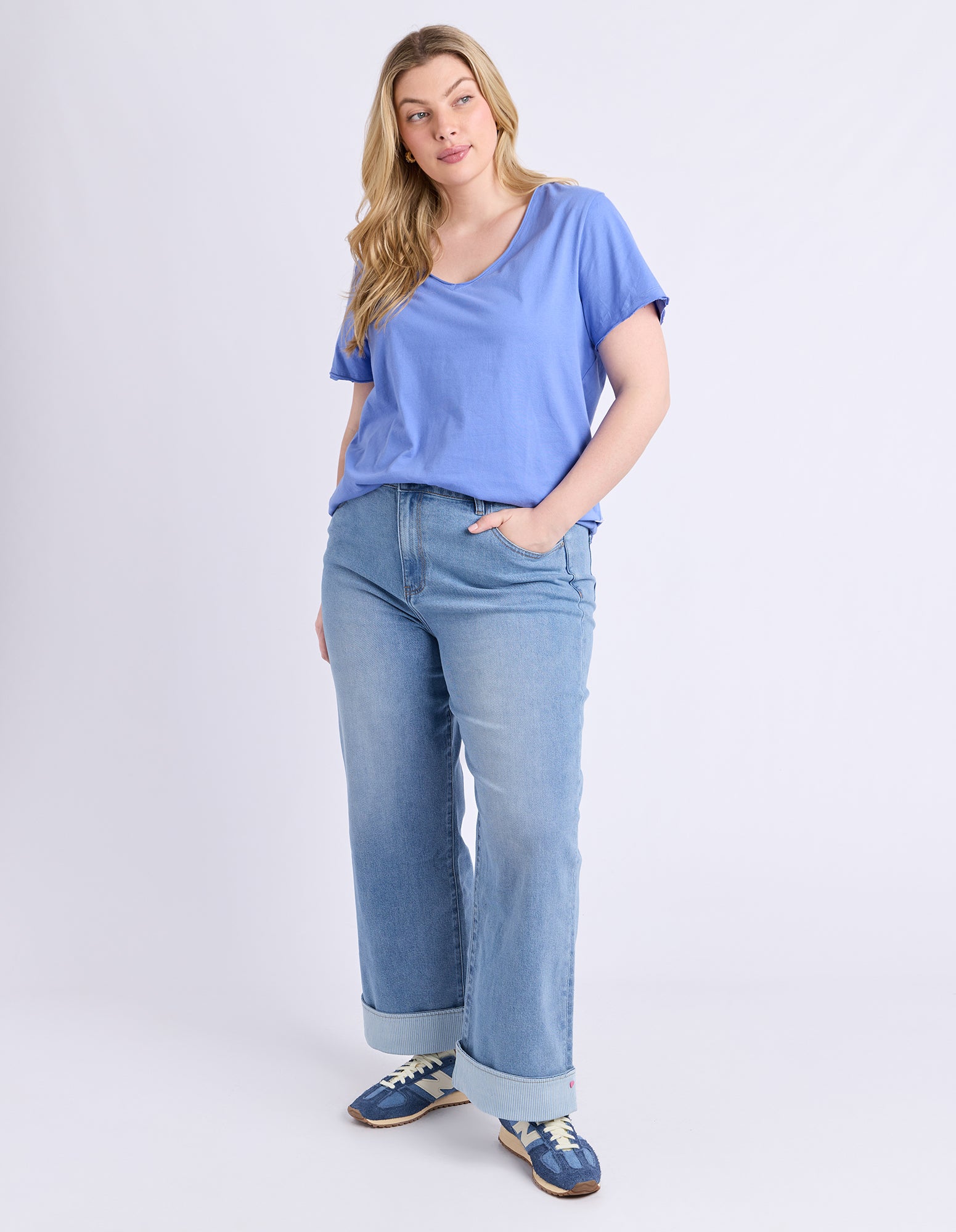 Pima Vee Tee Cornflower