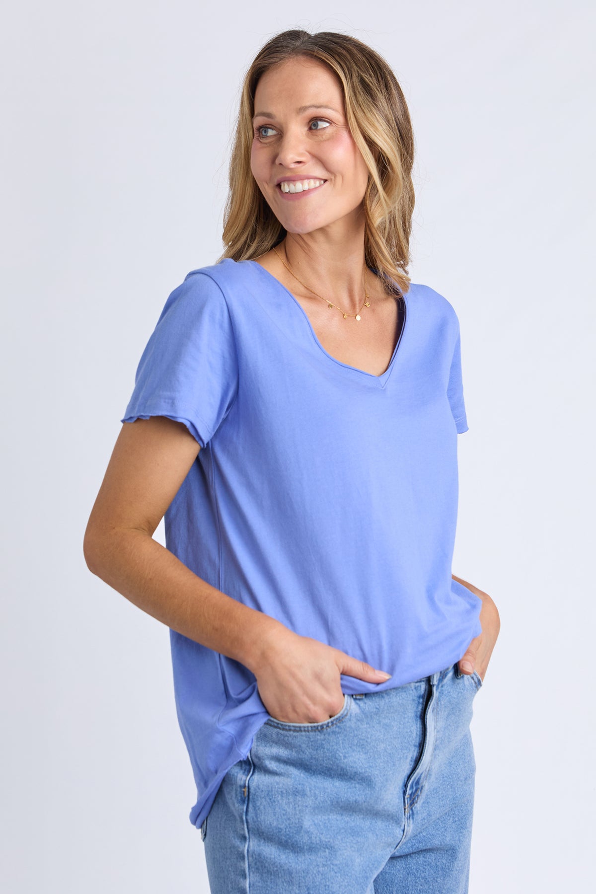 Pima Vee Tee Cornflower