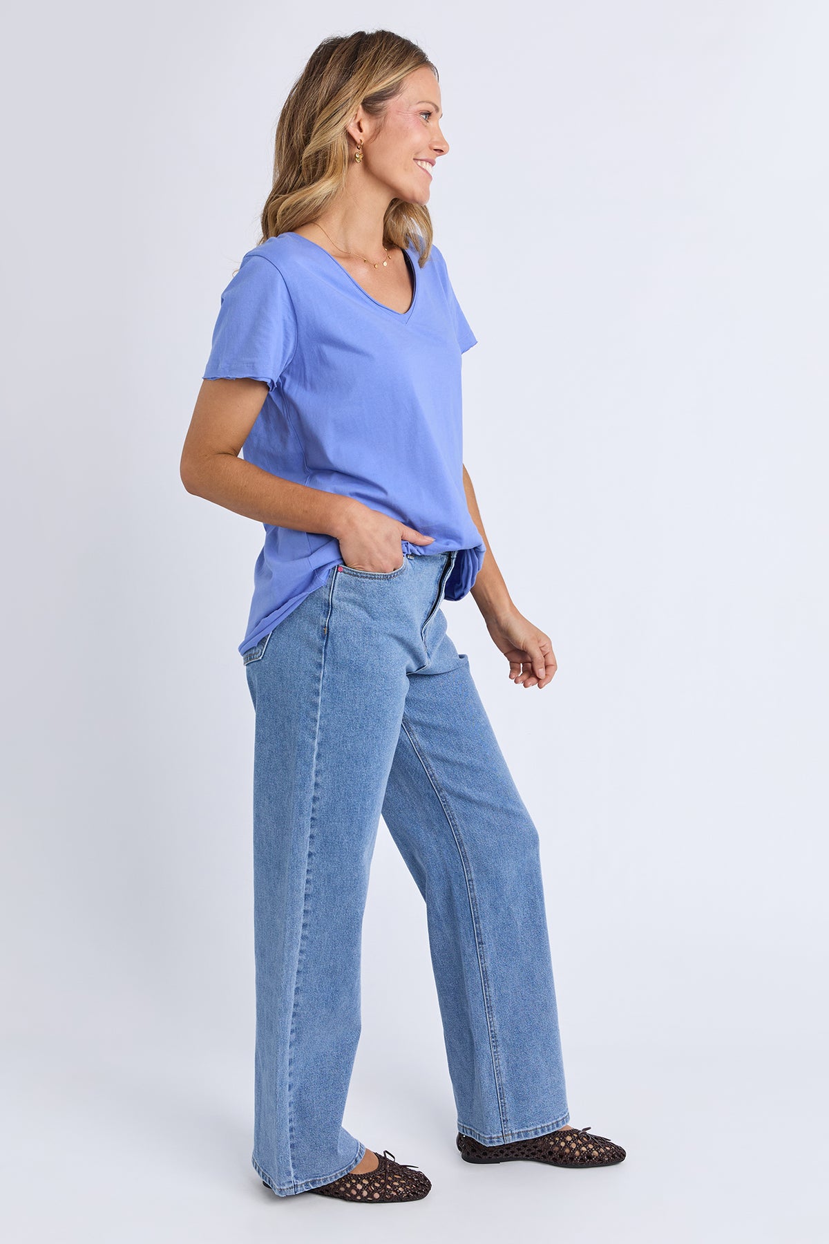 Pima Vee Tee Cornflower
