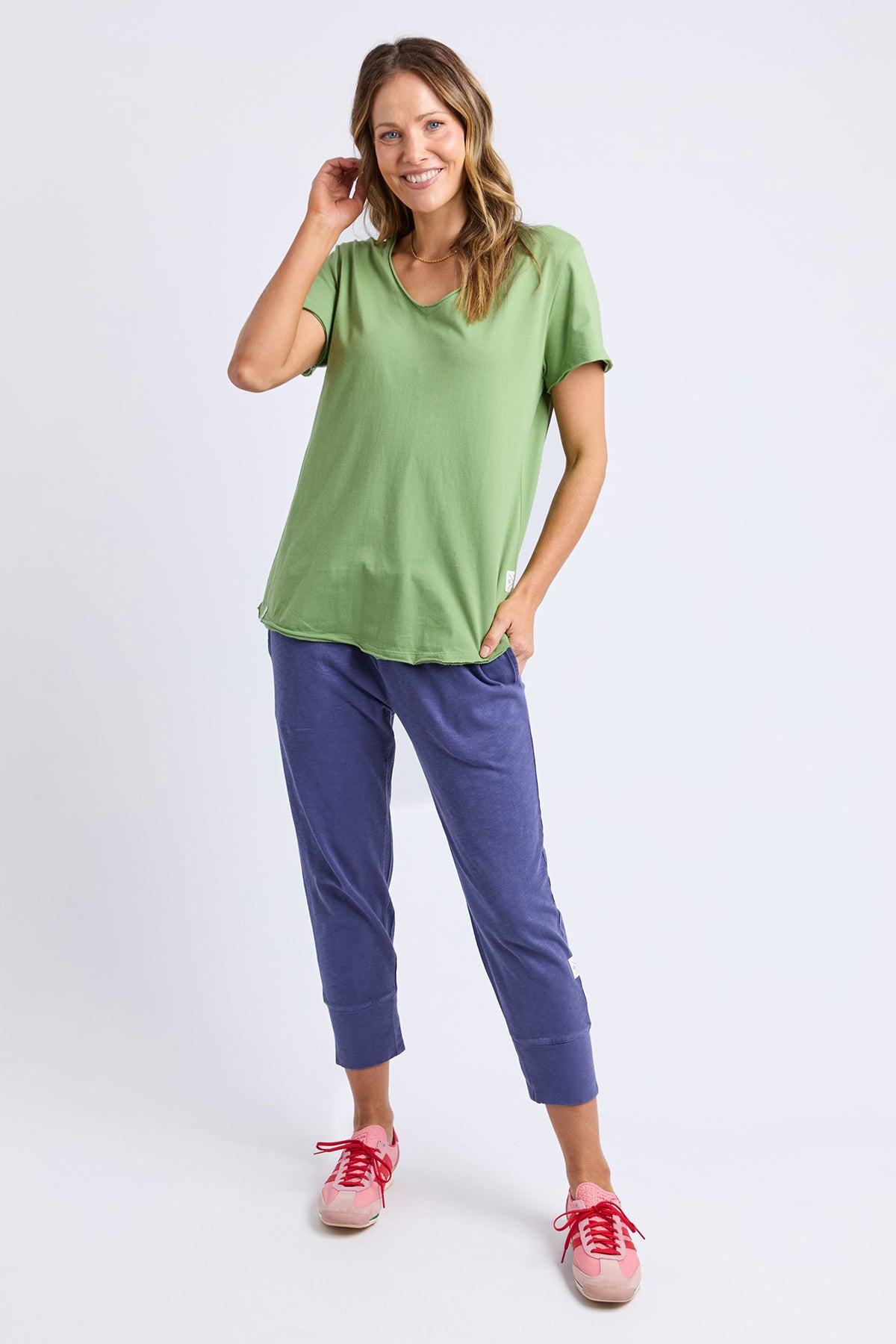 Pima Vee Tee Forest Green
