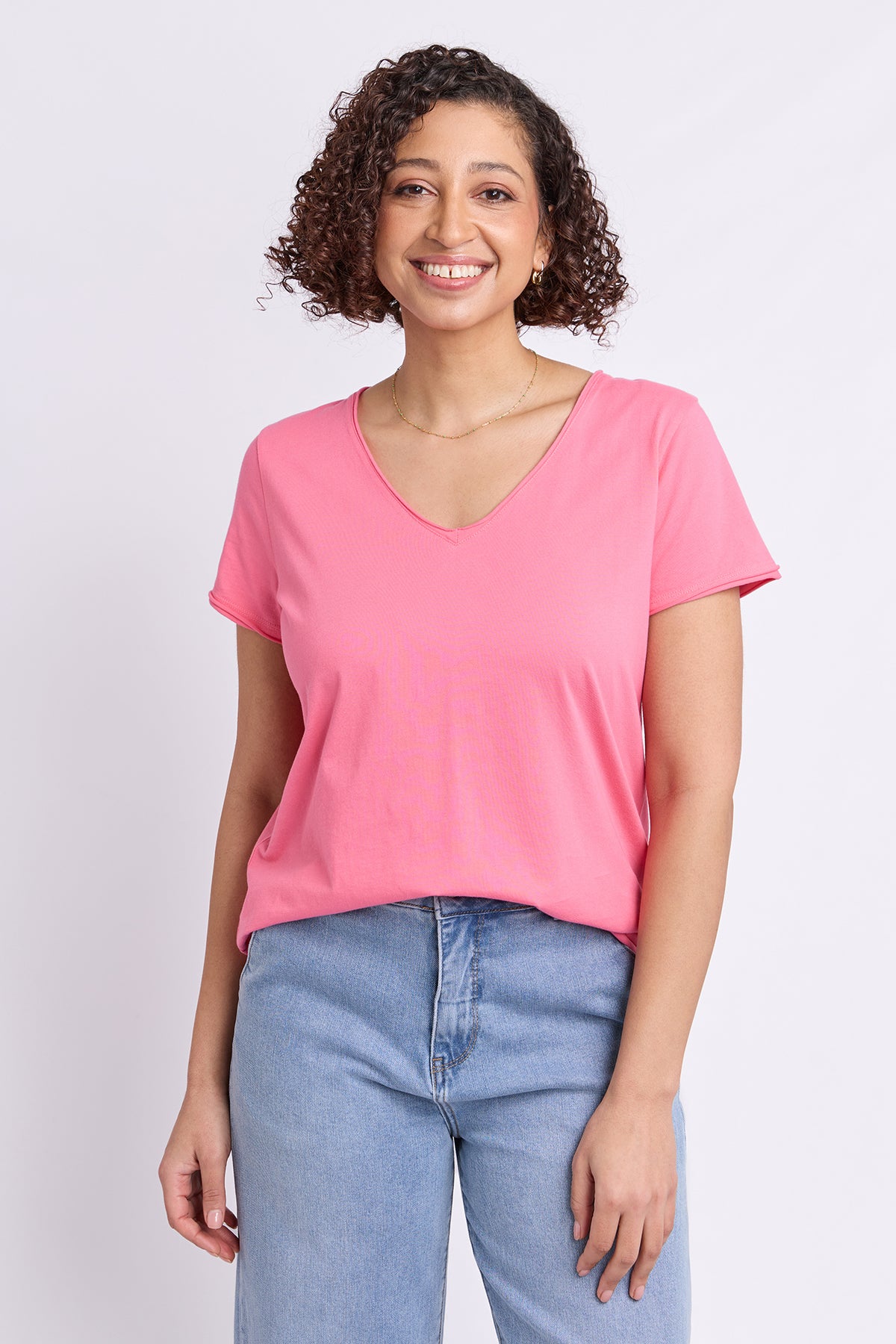 Pima Vee Tee Lemonade Pink