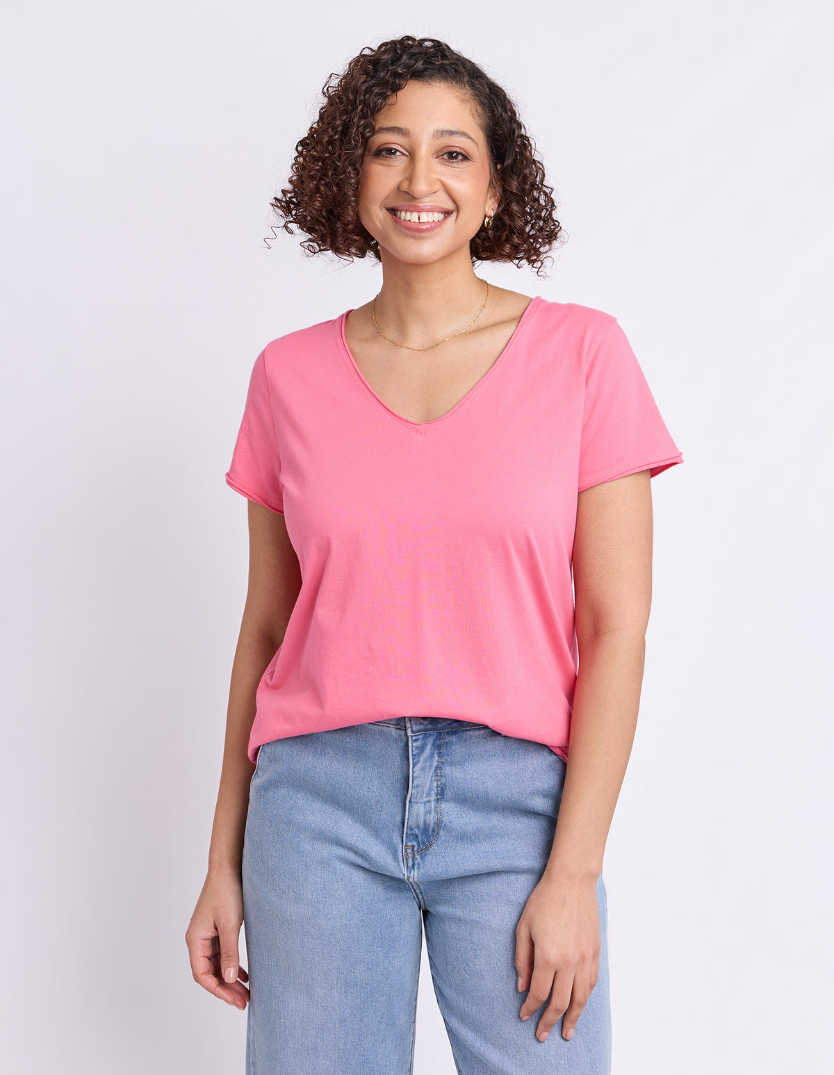 Pima Vee Tee Lemonade Pink