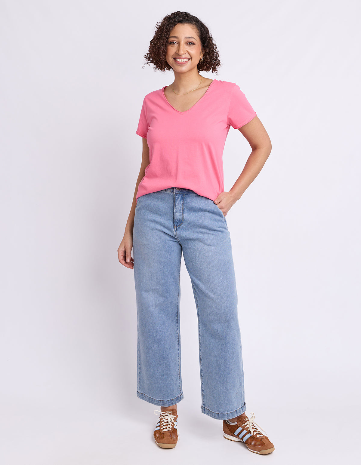 Pima Vee Tee Lemonade Pink