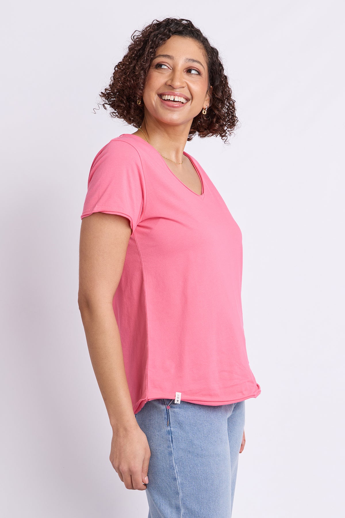 Pima Vee Tee Lemonade Pink