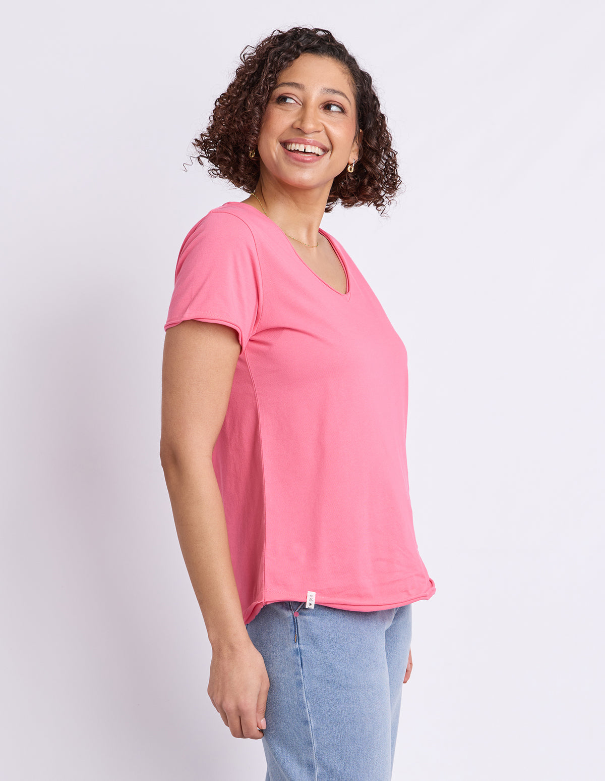 Pima Vee Tee Lemonade Pink