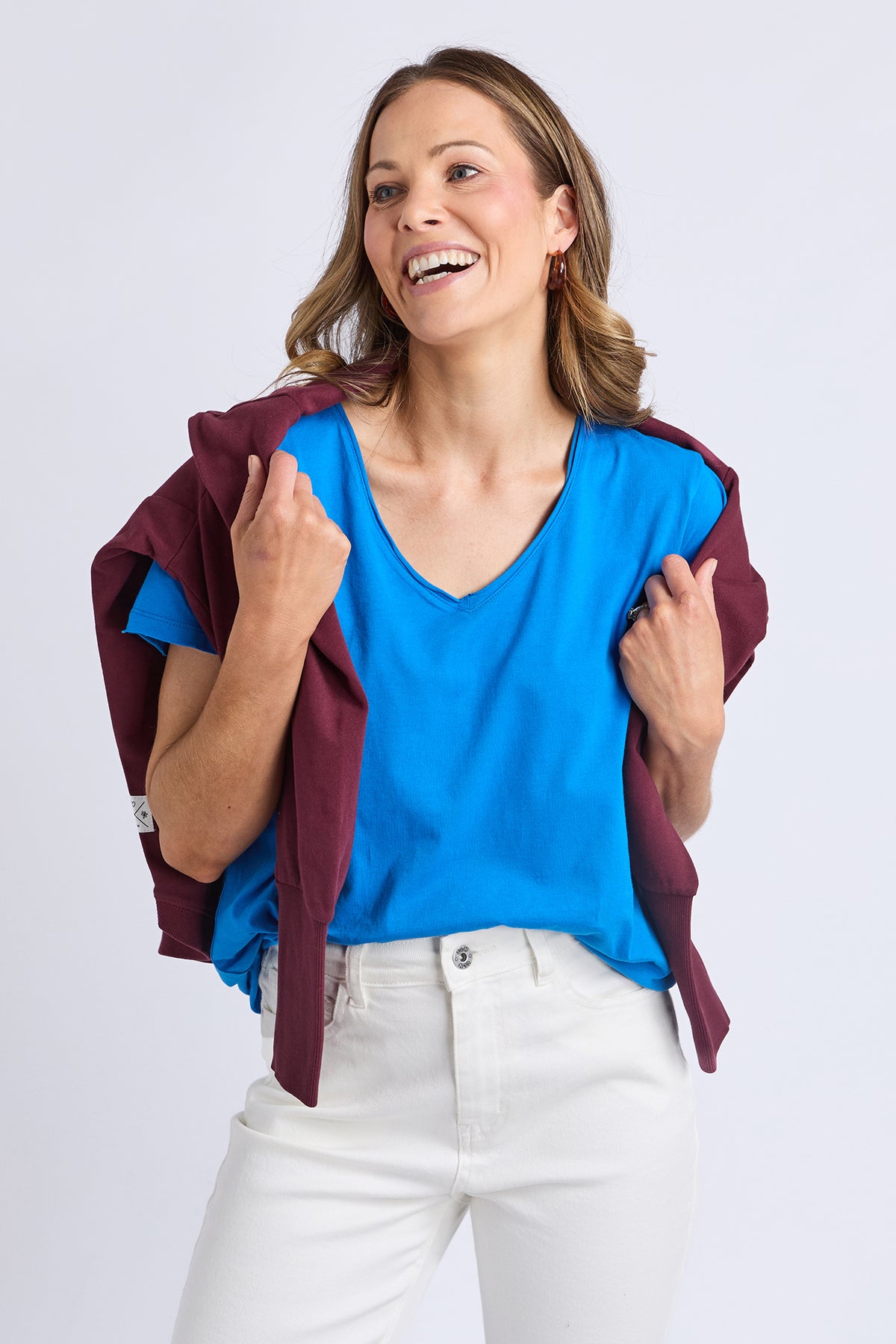 Pima Vee Tee Royal Blue