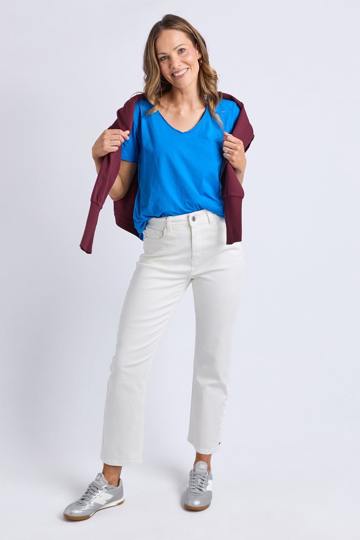 Pima Vee Tee Royal Blue