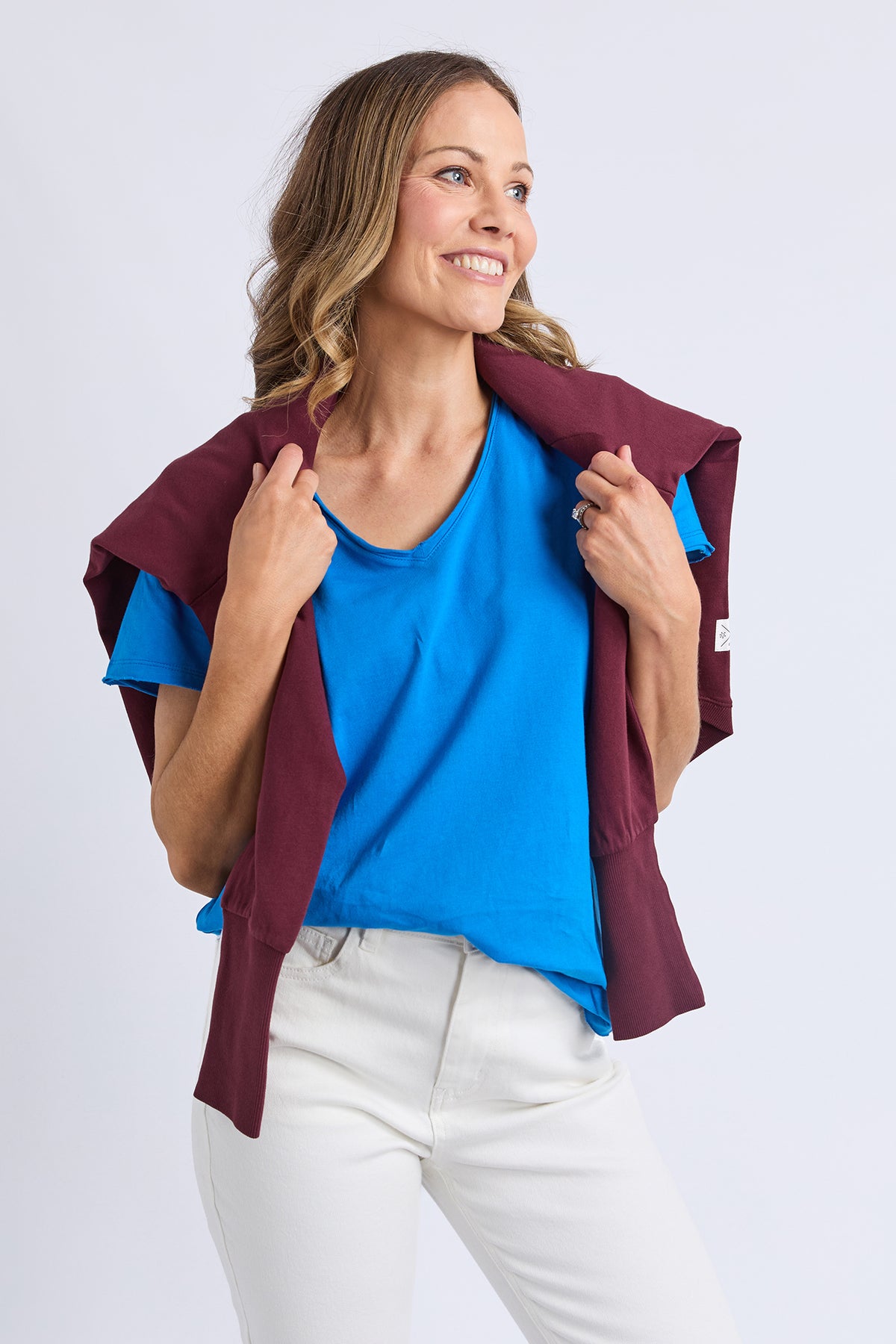 Pima Vee Tee Royal Blue