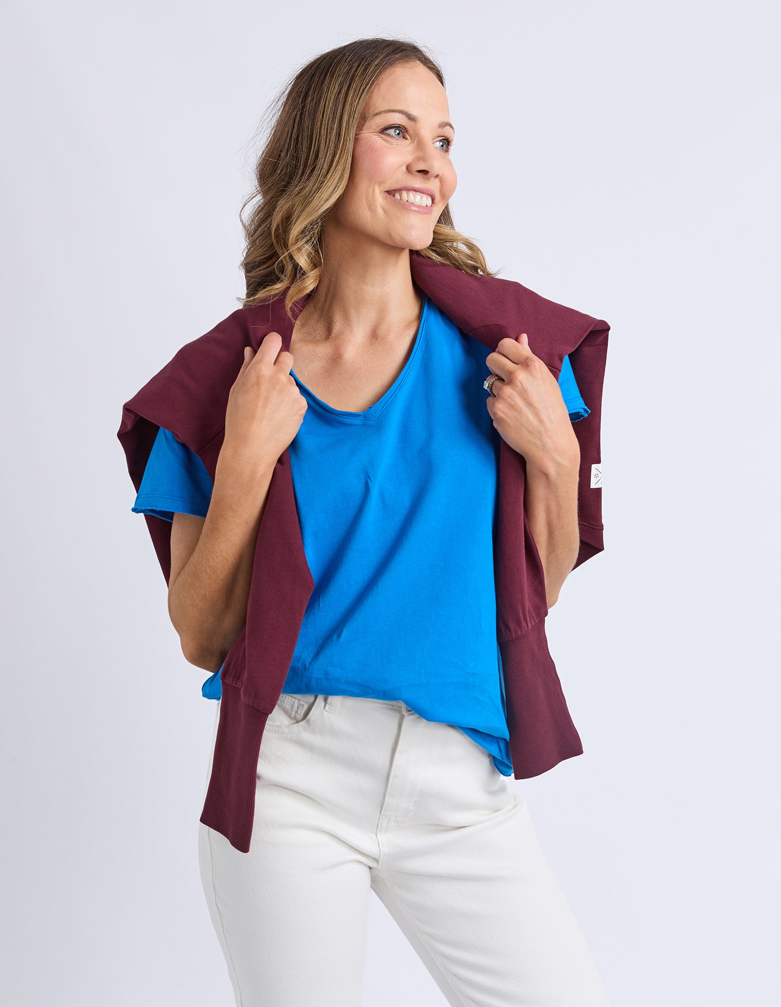 Pima Vee Tee Royal Blue