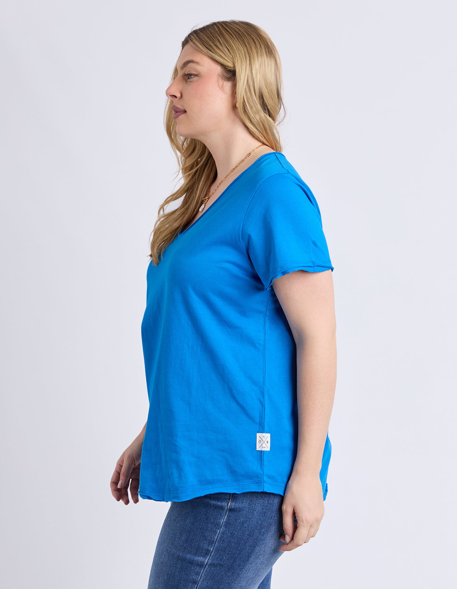 Pima Vee Tee Royal Blue