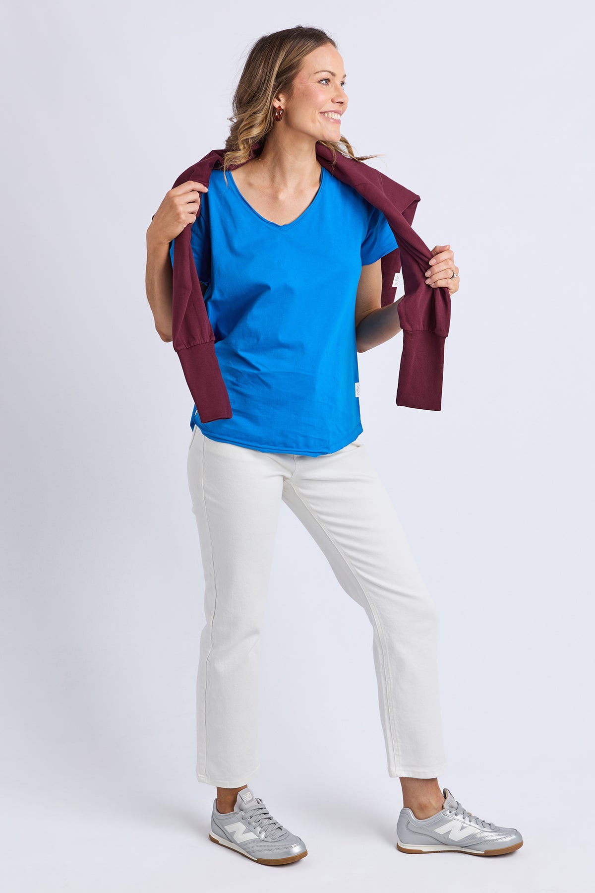 Pima Vee Tee Royal Blue