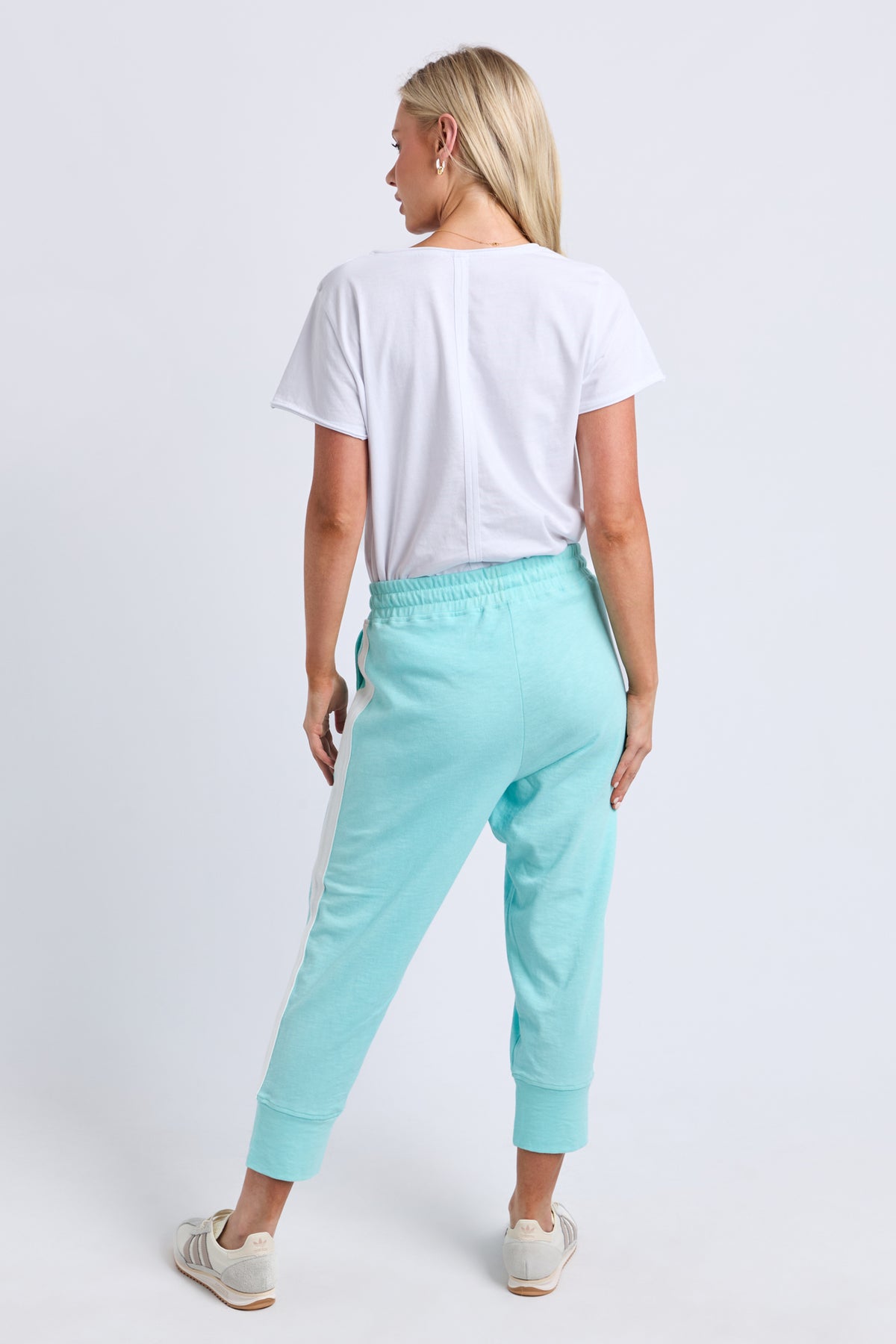 Brunch Pant - Side Tape Tonic Blue/White