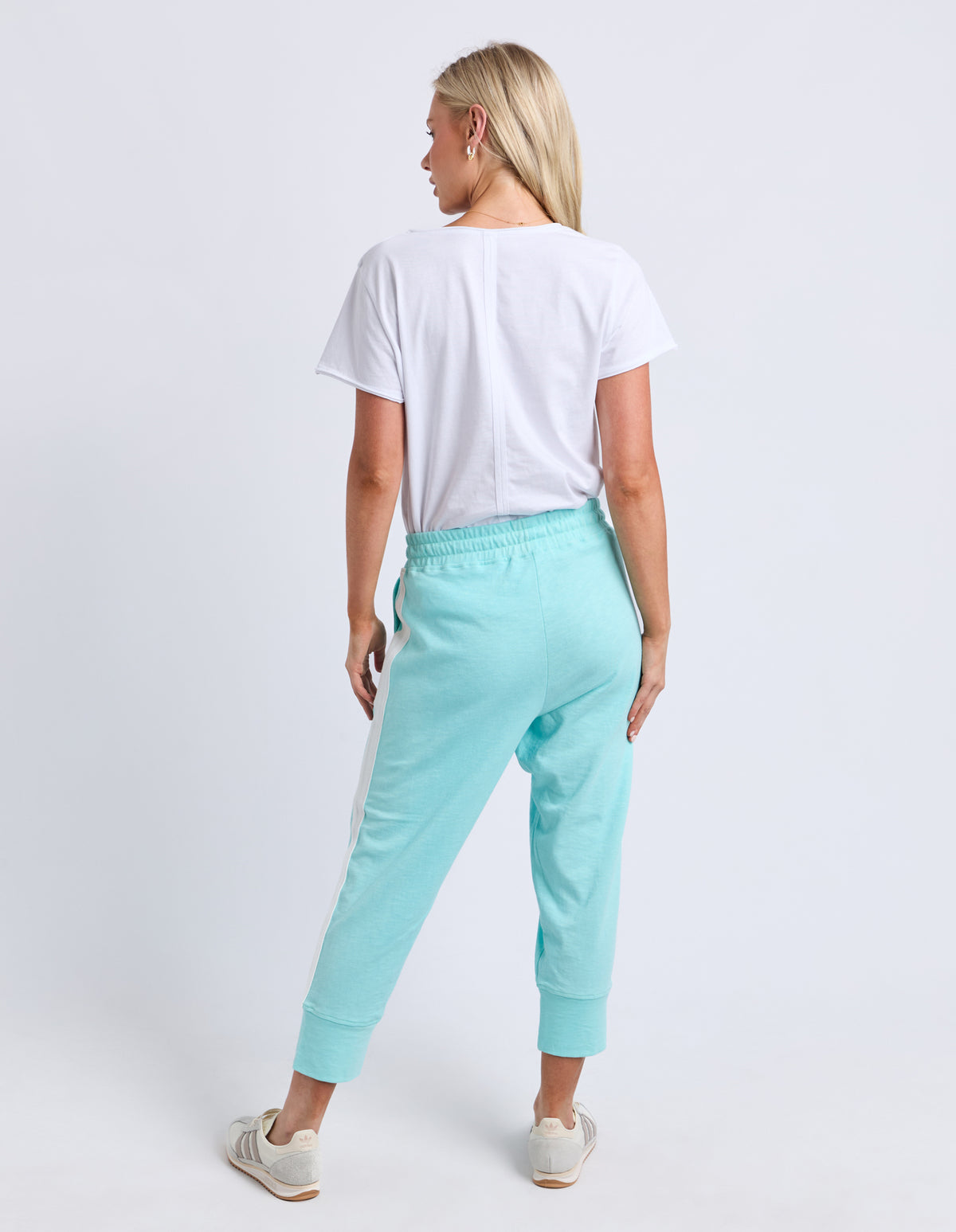Brunch Pant - Side Tape Tonic Blue/White