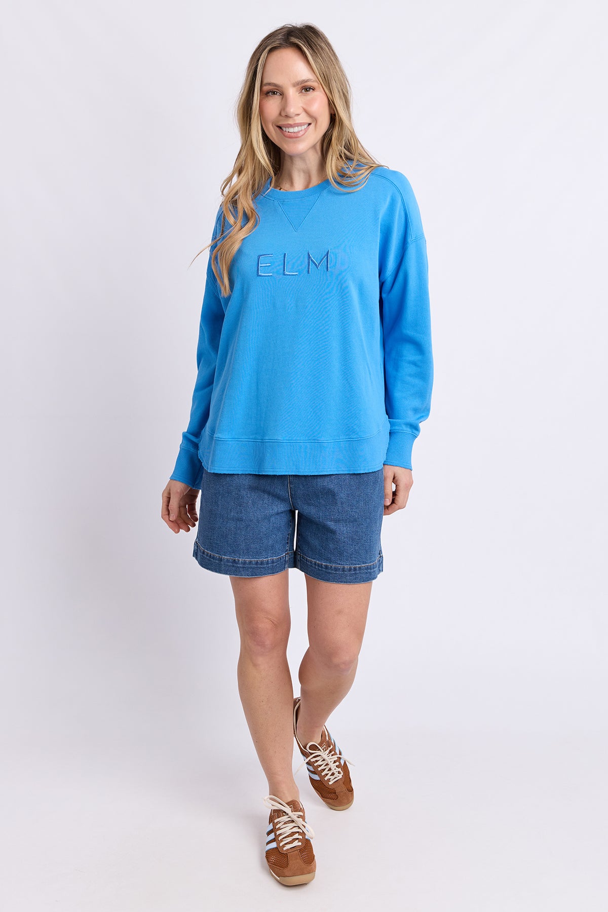 Established Crew Azure Blue