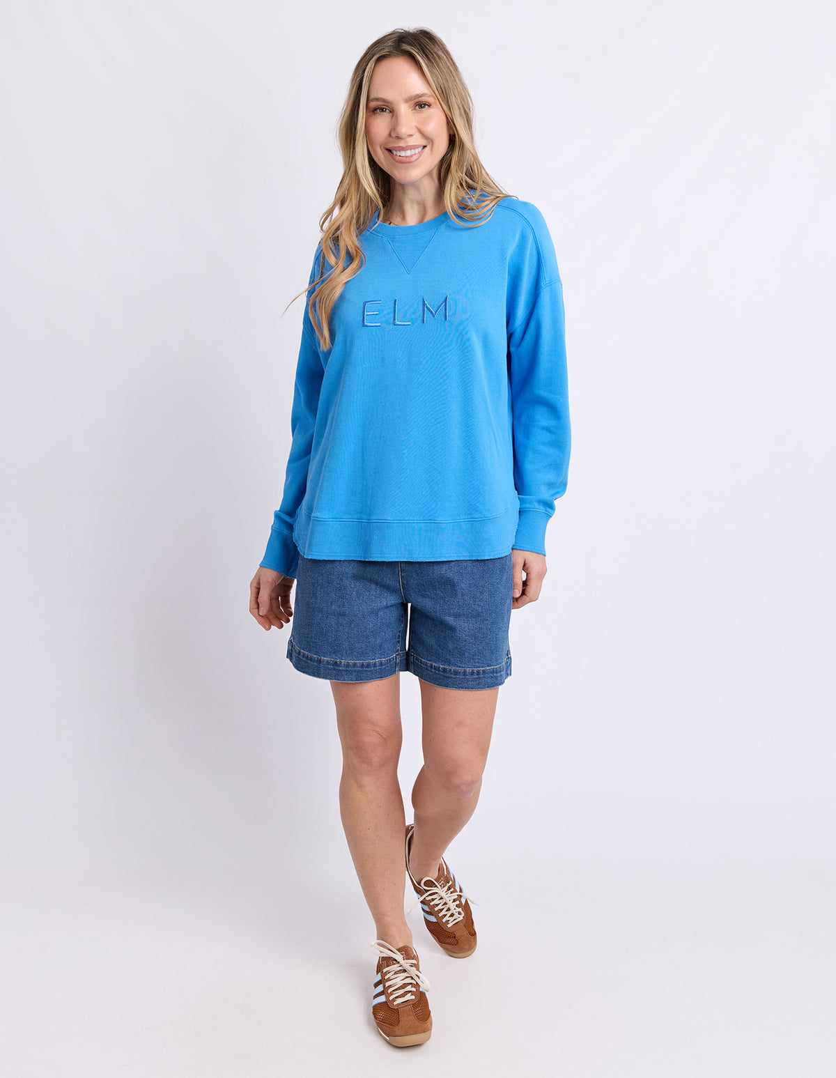 Established Crew Azure Blue
