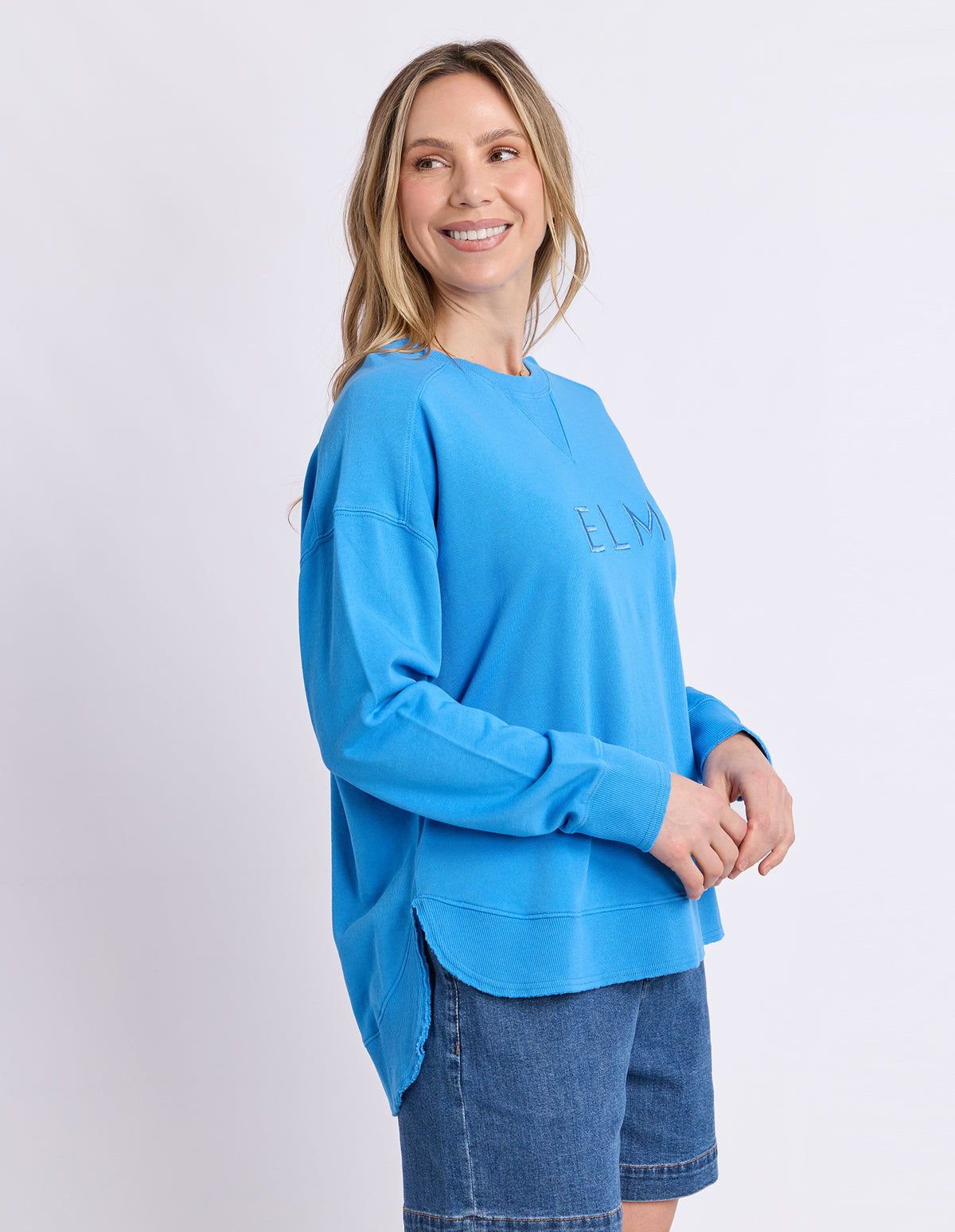 Established Crew Azure Blue