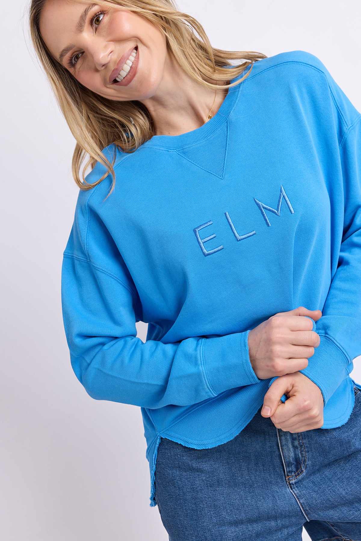 Established Crew Azure Blue