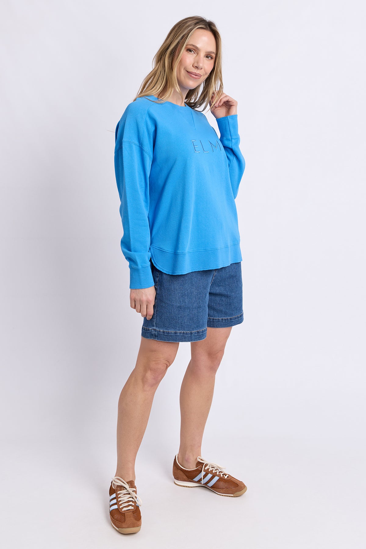 Established Crew Azure Blue
