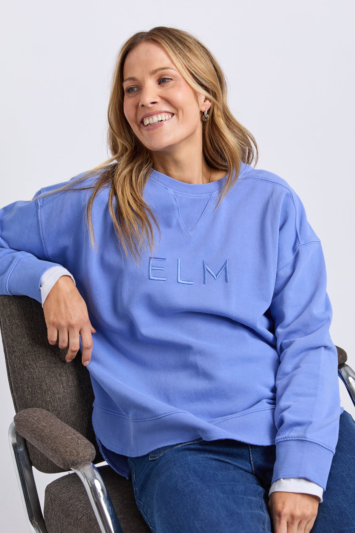 Established Crew Cornflower
