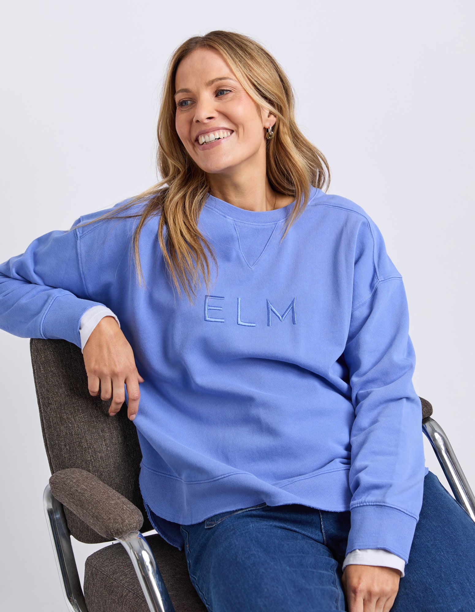 Established Crew Cornflower