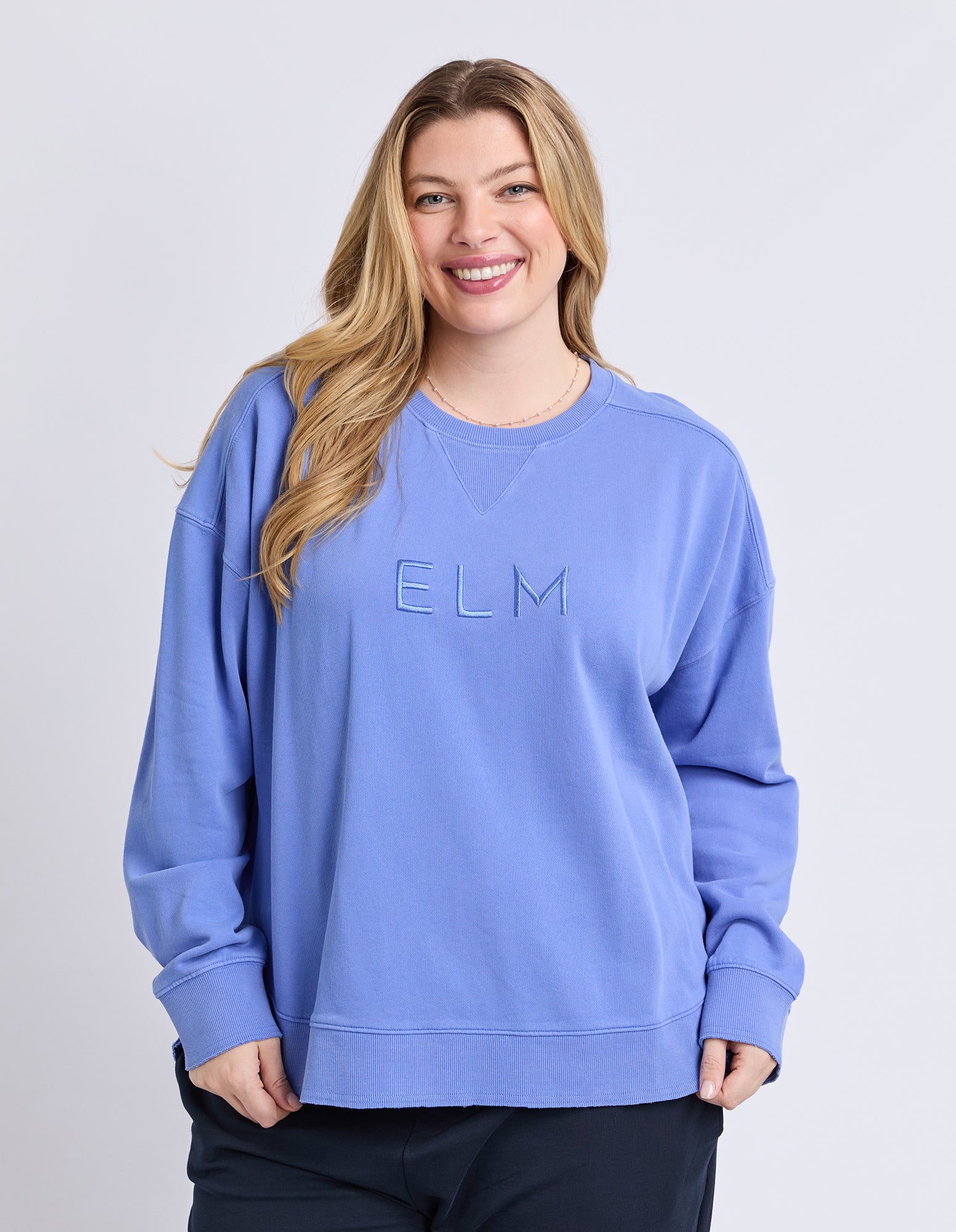 Established Crew Cornflower