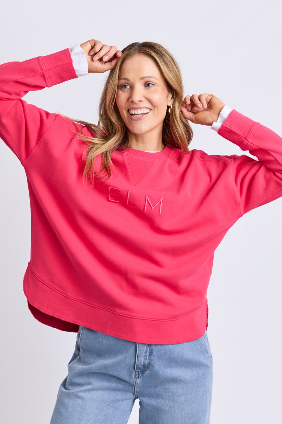 Established Crew Dark Pink