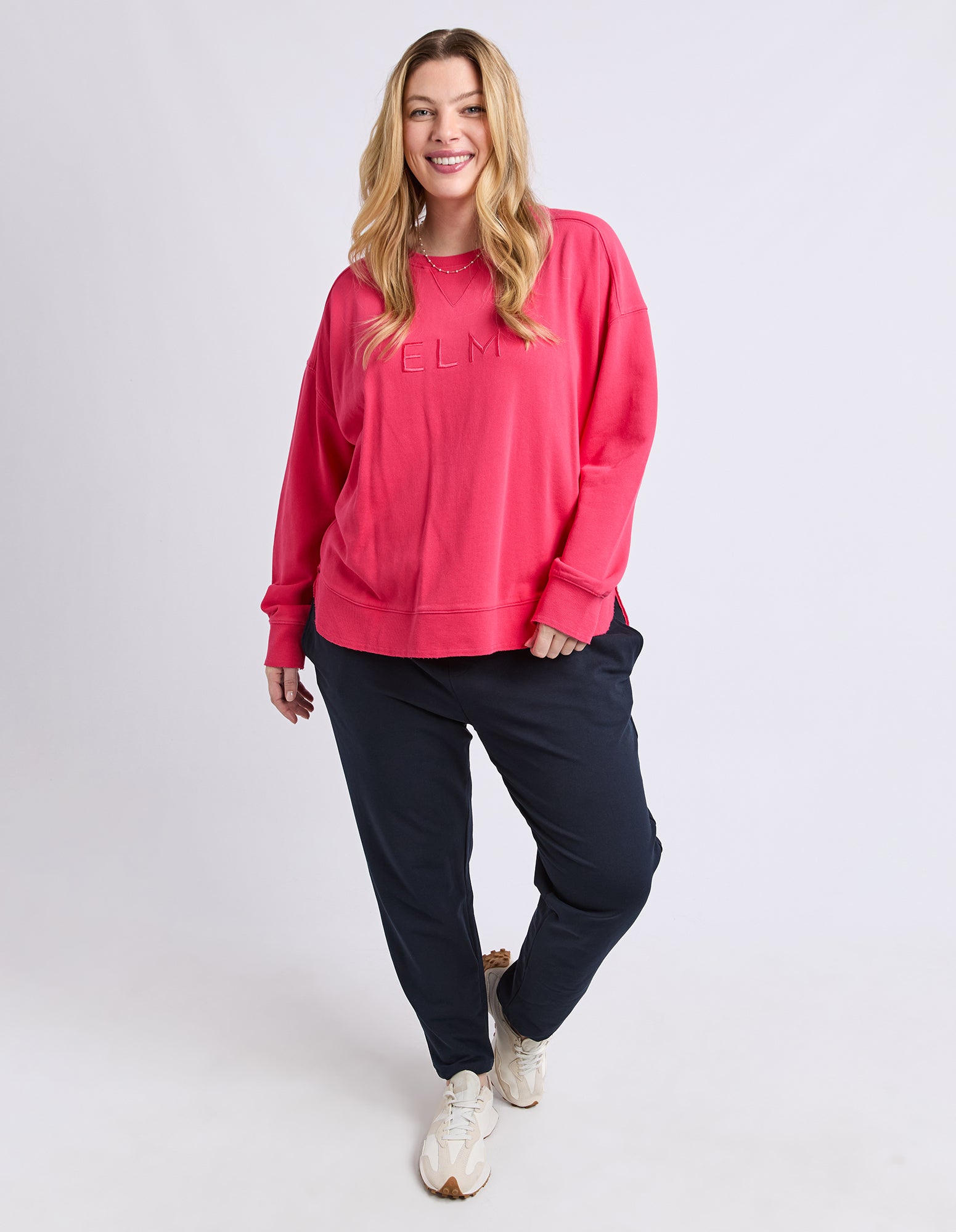 Established Crew Dark Pink