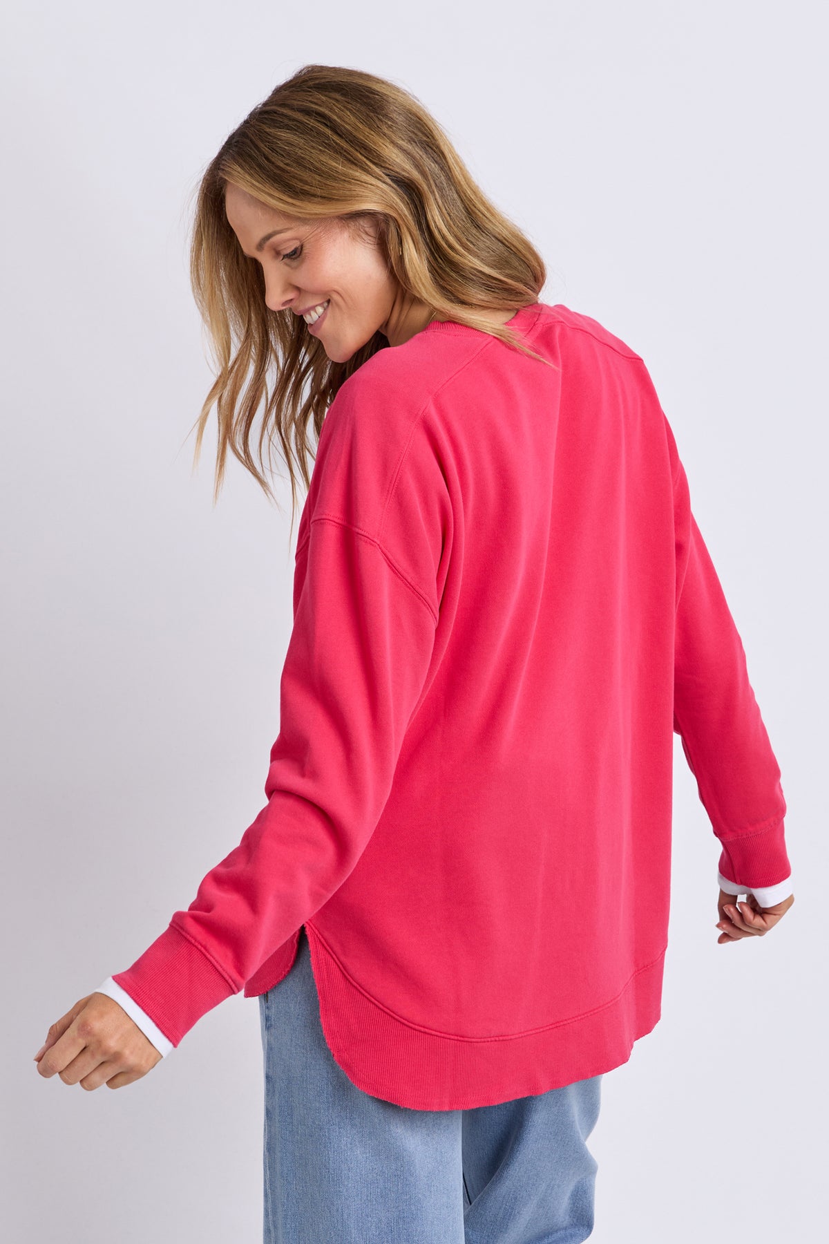 Established Crew Dark Pink