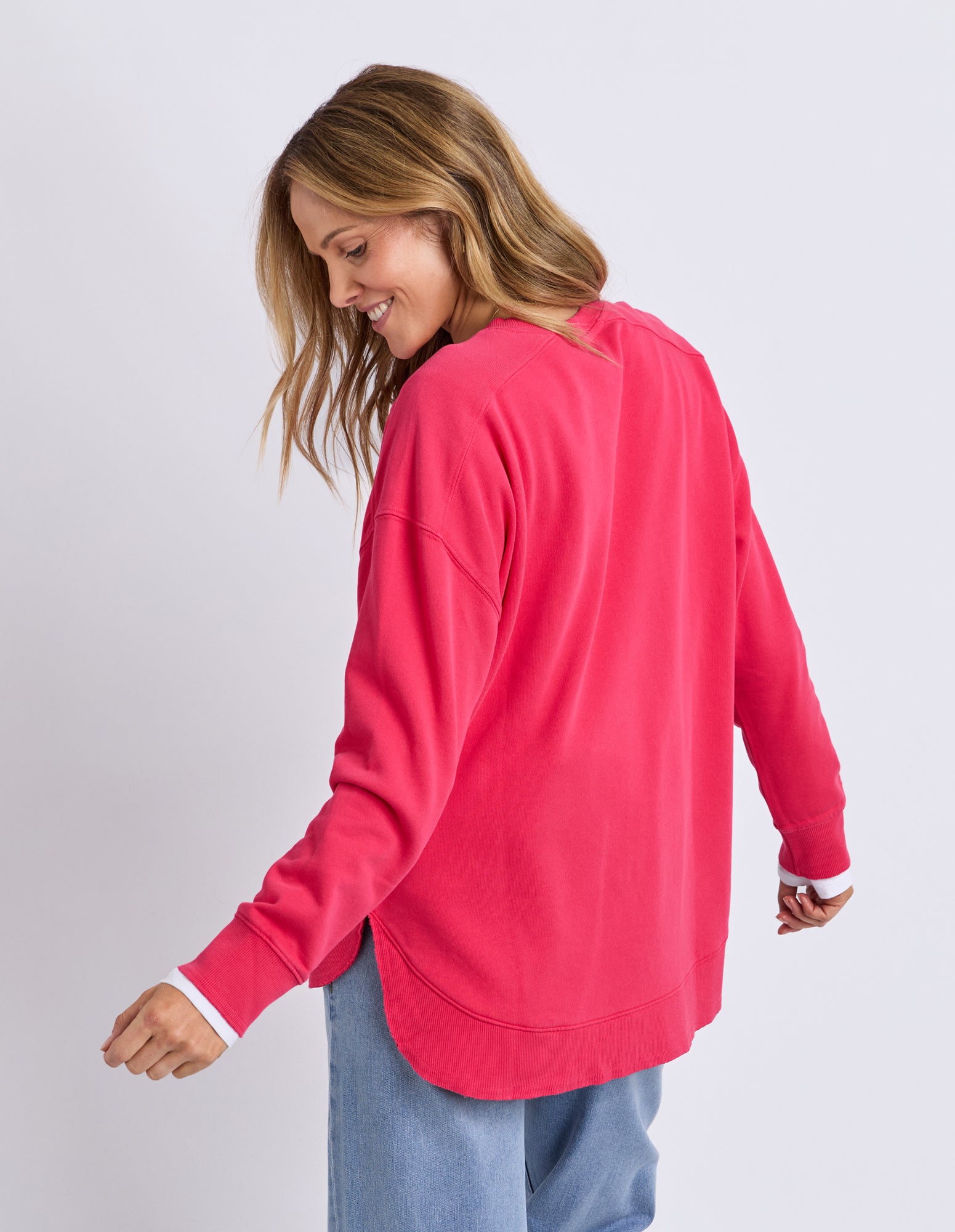Established Crew Dark Pink