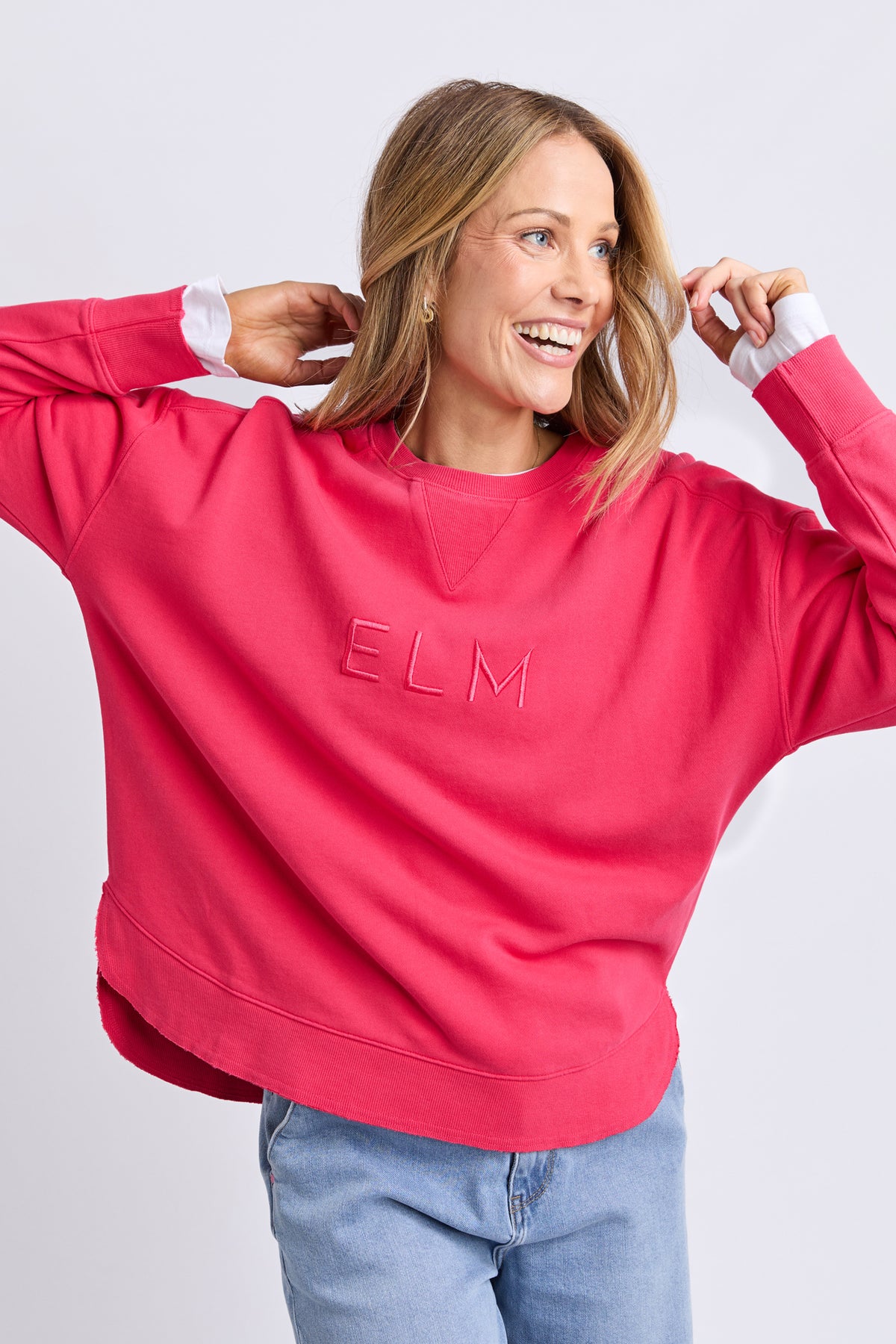 Established Crew Dark Pink