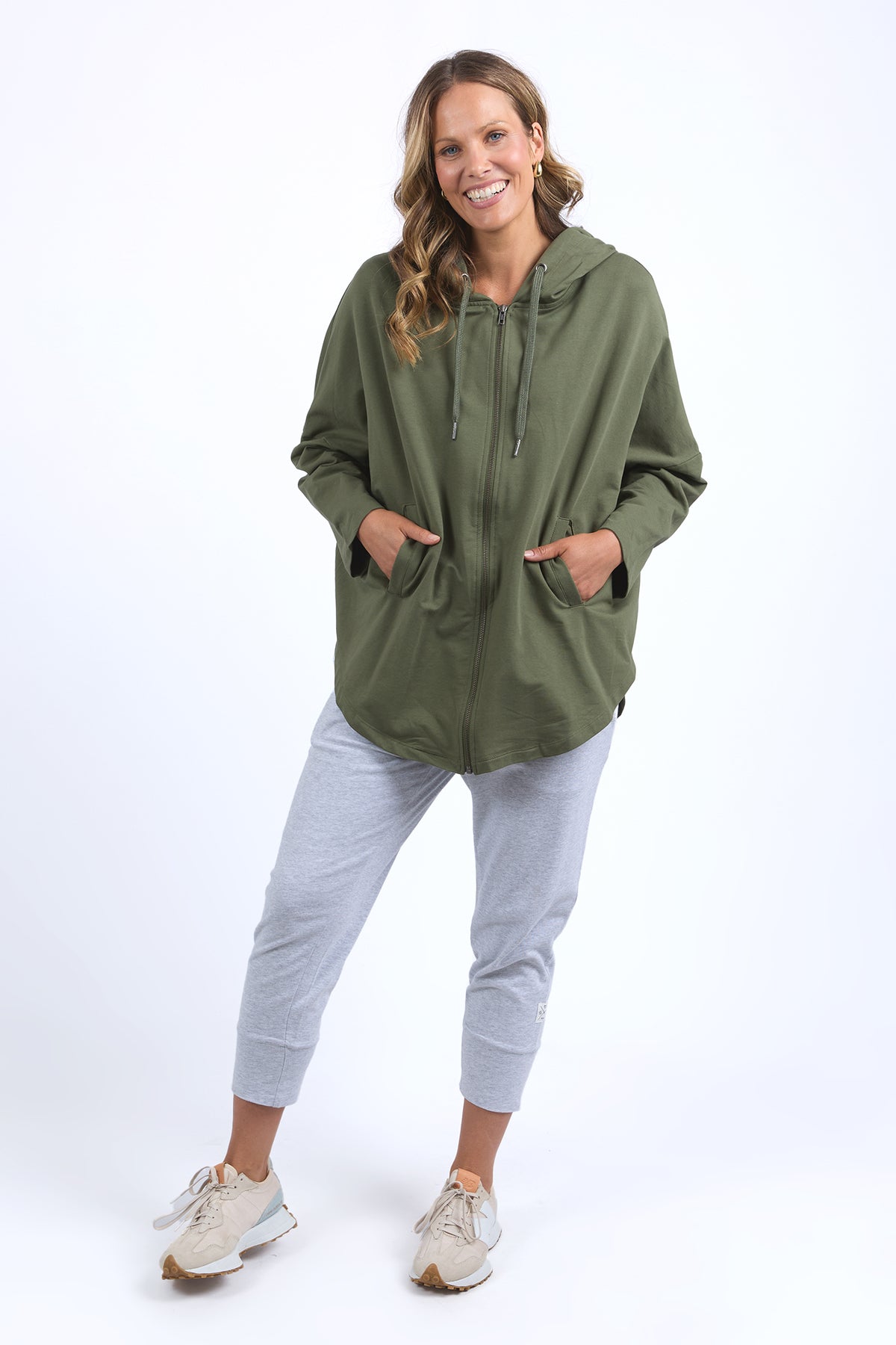 Sal Hooded Cardi Clover