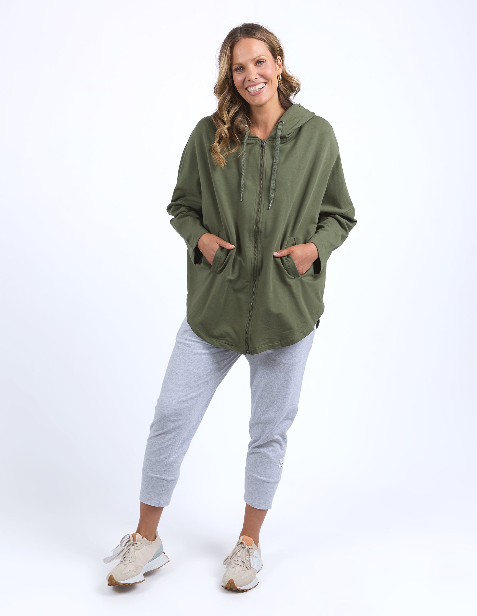 Sal Hooded Cardi Clover