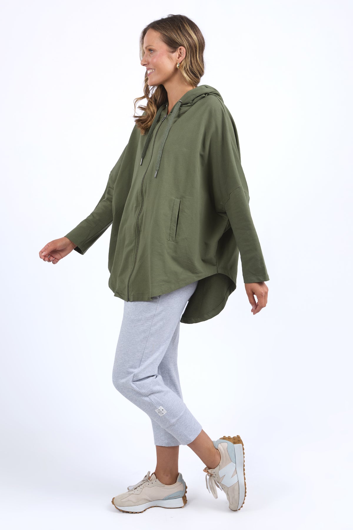 Sal Hooded Cardi Clover